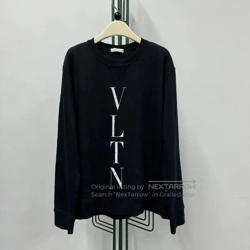 Valentino Valentino Black Long Sleeve Cotton Sweatshirt . Size US L / EU 52-54 / 3 - 1 Thumbnail