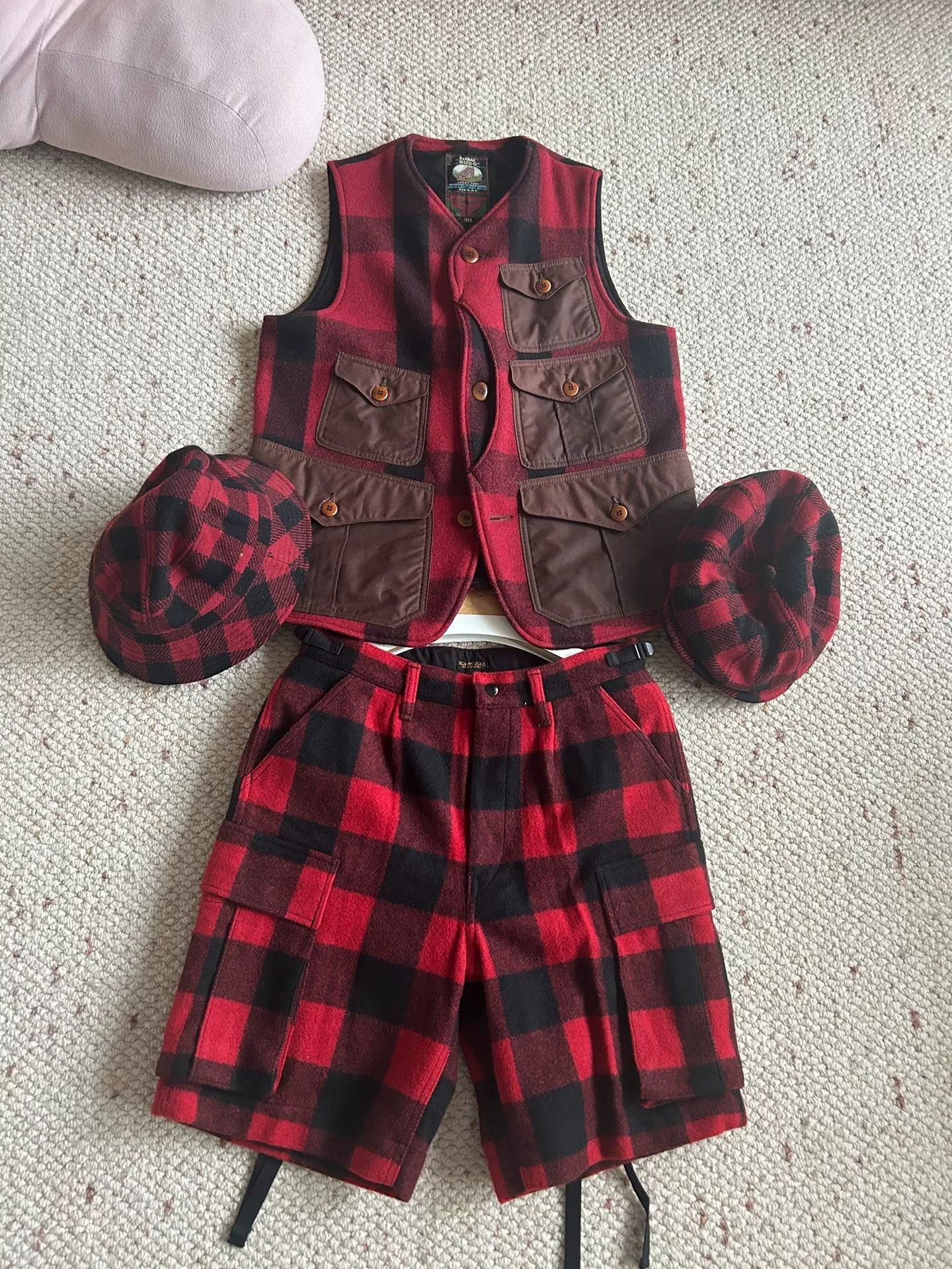 Freewheelers freewheelers plaid vest and shorts set Size US M / EU 48-50 / 2 - 1 Thumbnail