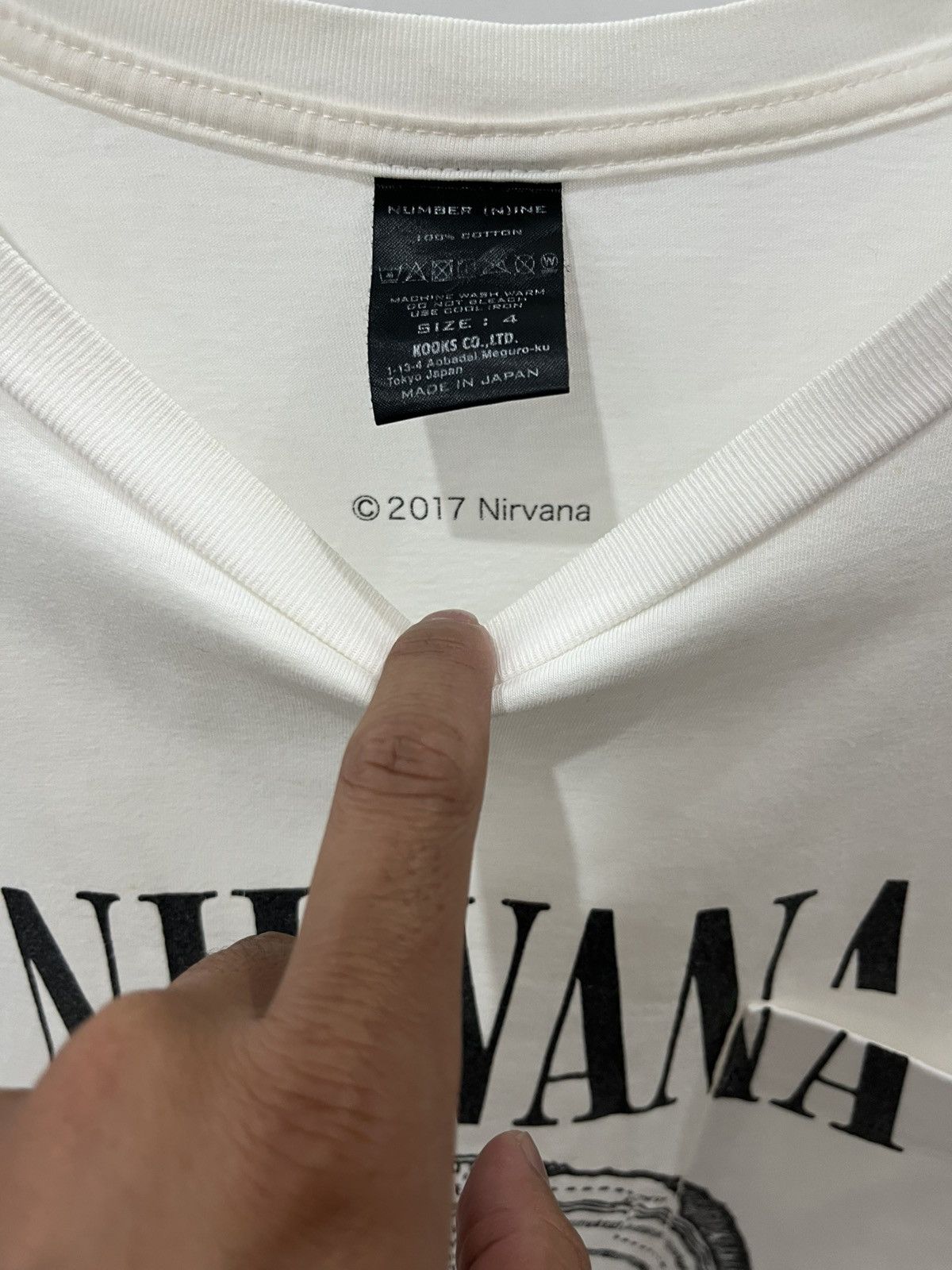 Nirvana Number (n)ine NIRVANA 2017 Size US L / EU 52-54 / 3 - 3 Thumbnail