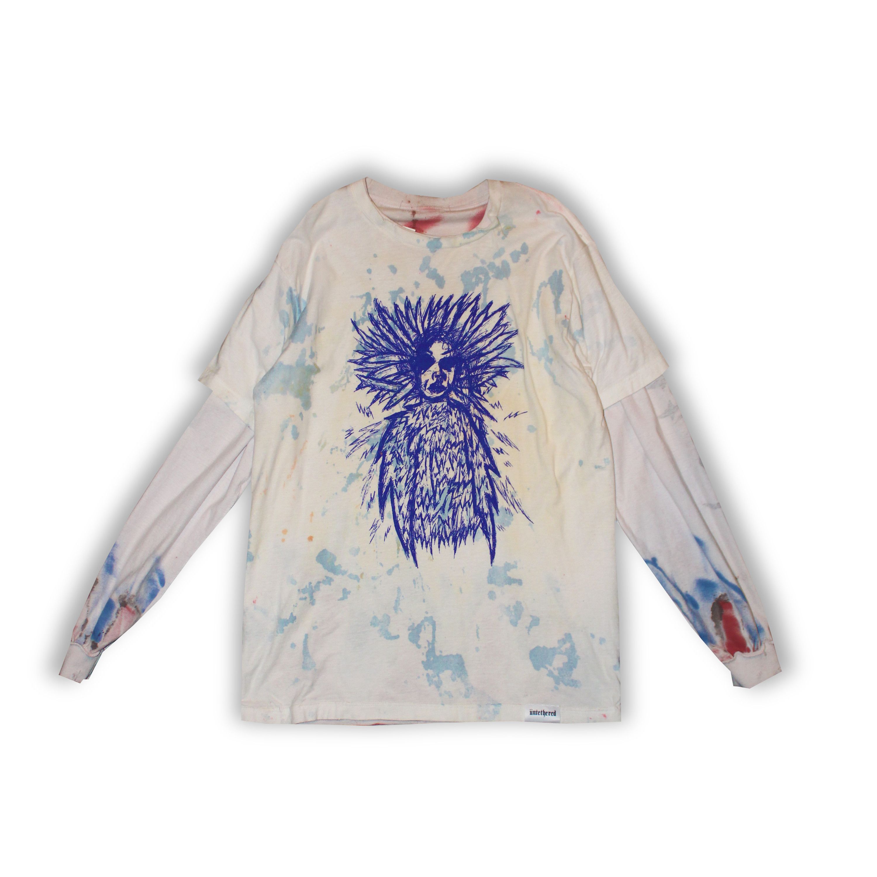 Japanese Brand × Vintage UNTETHERED "SHOCK THERAPY" REVERSIBLE 1/1 LONGSLEEVE (L) Size US L / EU 52-54 / 3 - 1 Thumbnail