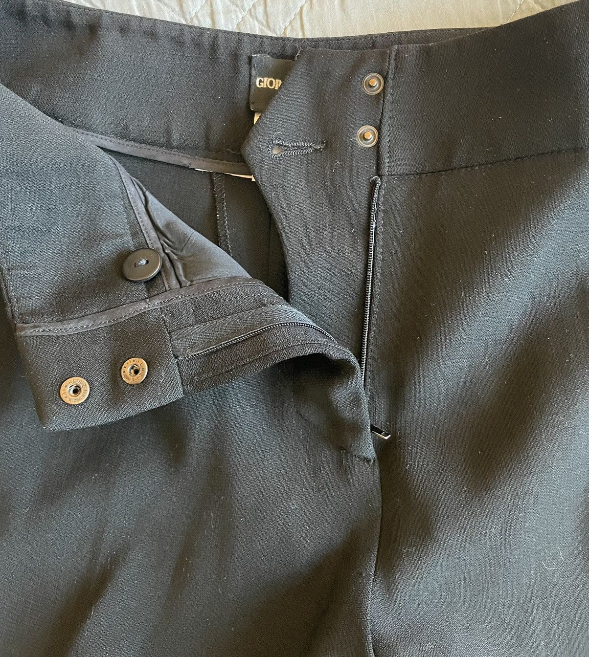 Giorgio Armani Flat Front Trouser Size 27" / US 4 / IT 40 - 5 Thumbnail