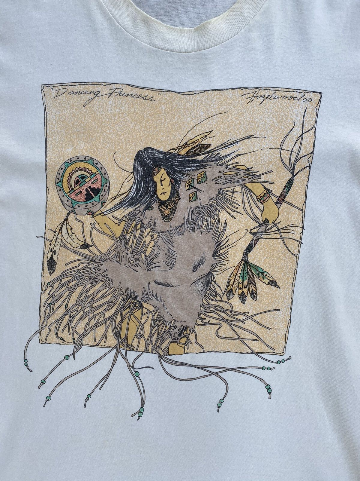 Vintage Rare🔥Vintage Hazelwood Dancing Princess Art Tee Size US M / EU 48-50 / 2 - 5 Thumbnail