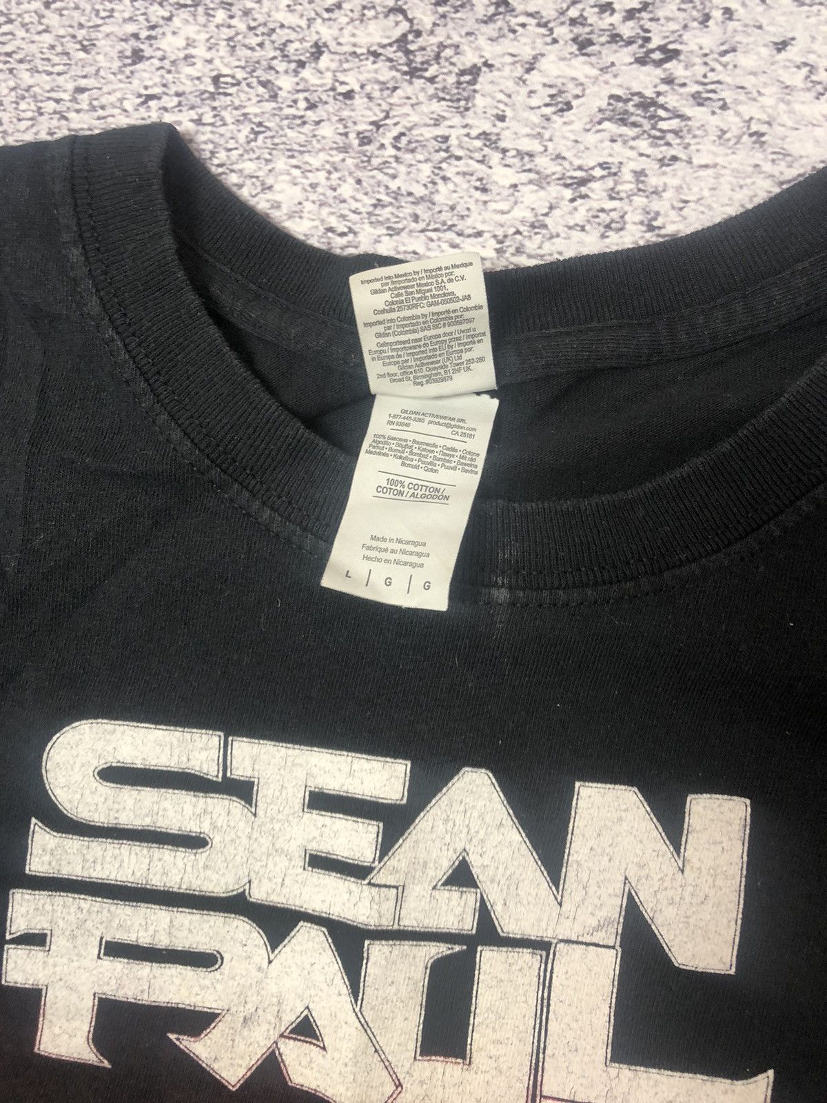 Band Tees Vintage t-shirt Sean Paul size L y2k rock merch usa casual Size US L / EU 52-54 / 3 - 4 Thumbnail