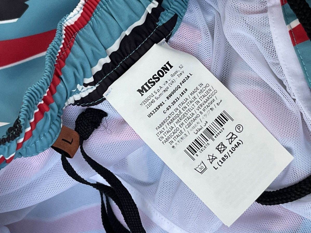 Missoni !DS! SS23 Missoni Wave Camouflage Print Swim Shorts Size US 34 / EU 50 - 12 Thumbnail