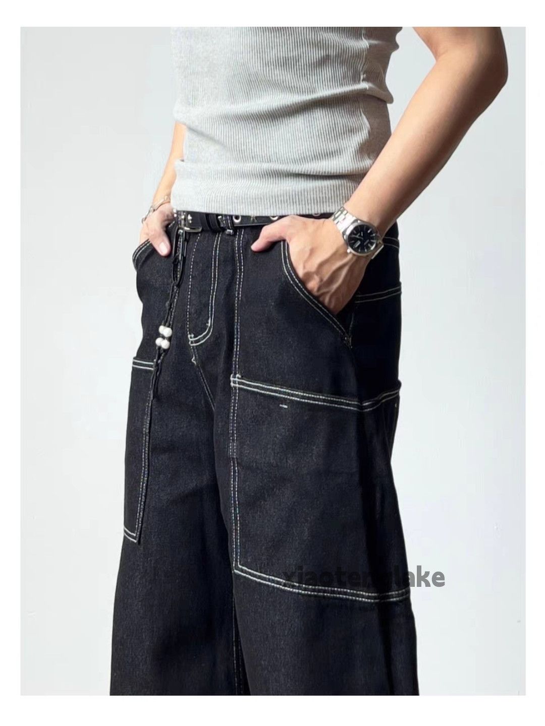 Jean xz utility military outdoor workwear hiphop cargo jeans Size US 30 / EU 46 - 5 Thumbnail