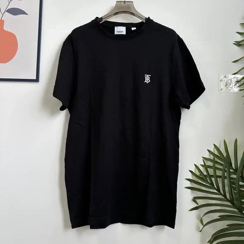 Burberry Black Cotton T-Shirt for Men