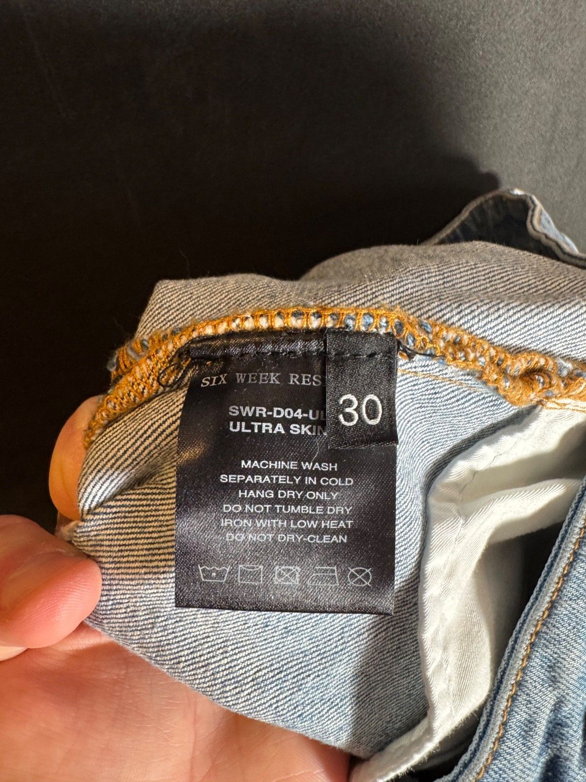 Other NWT Six Week Residency Ripped Denim Skinny Jeans Size 30 Size US 30 / EU 46 - 6 Thumbnail