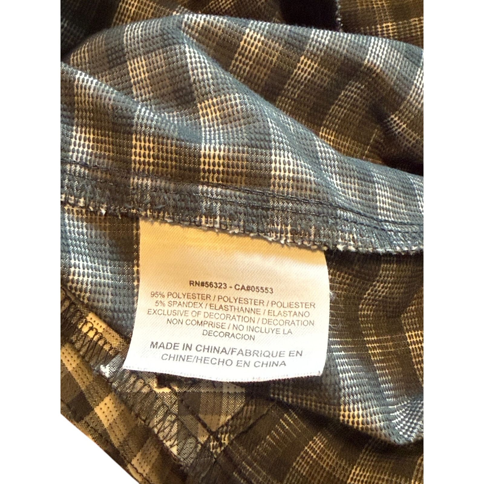 Nike Nike Shorts Women 4 Blue Bermuda Plaid Golf Activewear Size 27" / US 4 / IT 40 - 7 Thumbnail