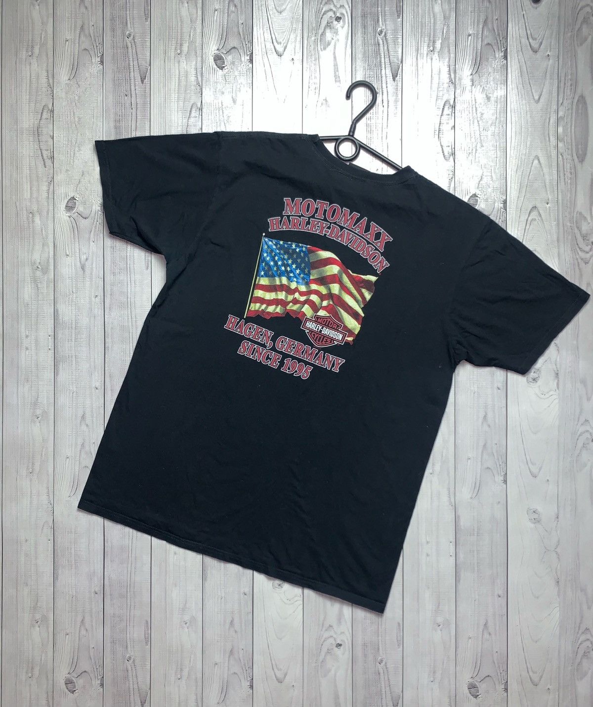 Band Tees × Harley Davidson × Vintage Harley Davison vintage T-shirt big logo Size L Size US L / EU 52-54 / 3 - 5 Thumbnail