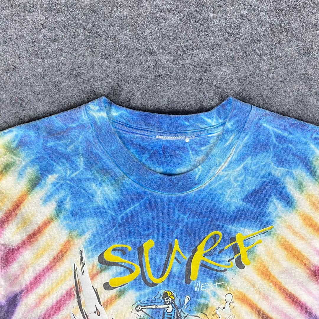 Vintage Vintage 90s Surf Acid Wash Promo Tshirt Size US M / EU 48-50 / 2 - 10 Thumbnail