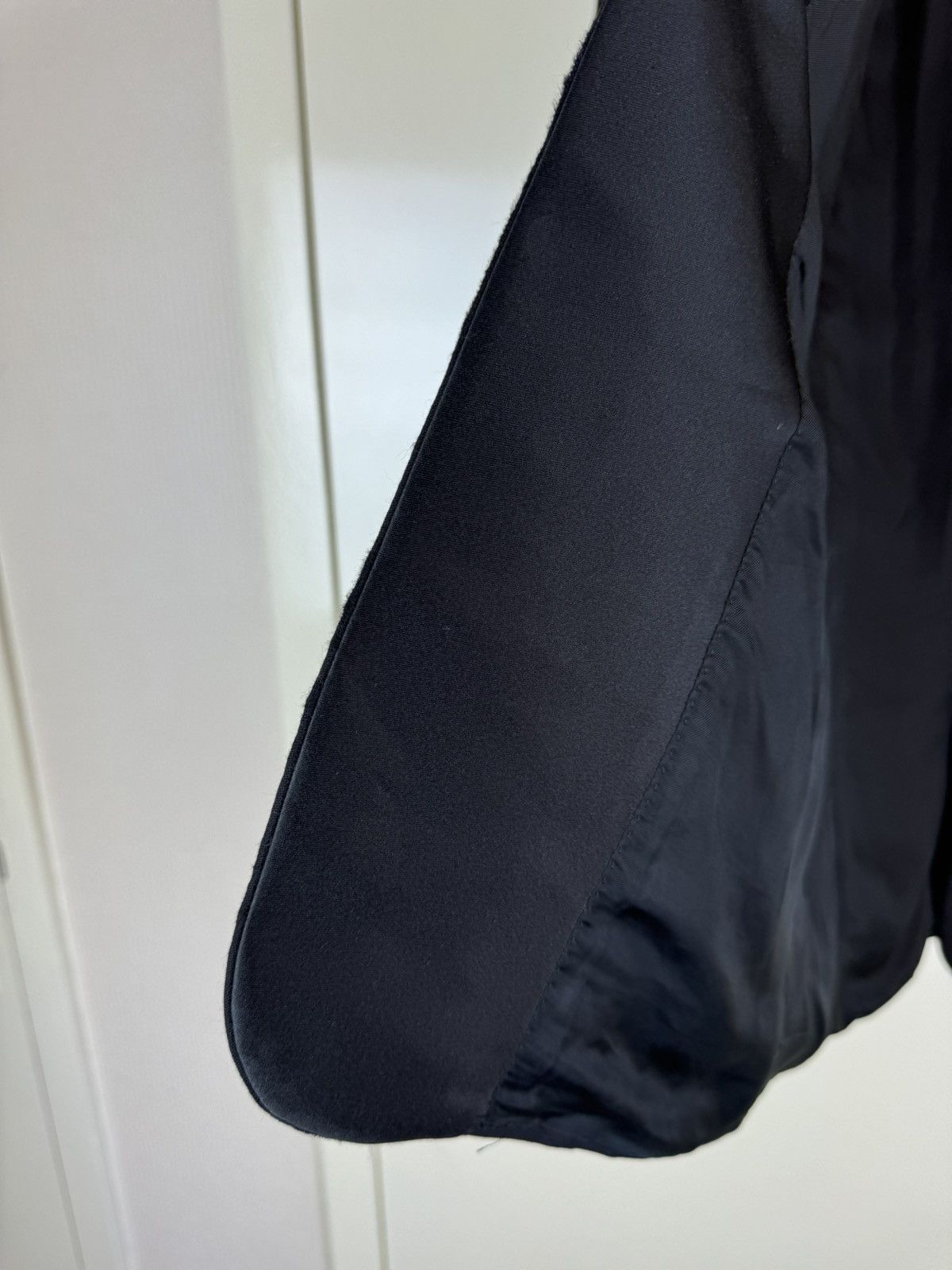 Dior Dior unisex black wool blazer tuxedo jacket one button IT46 Size 46R - 16 Thumbnail