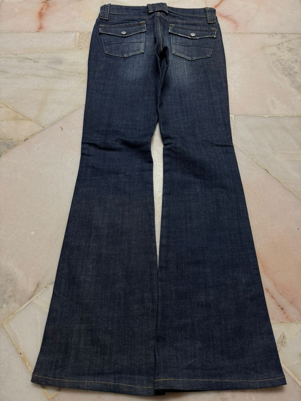 Japanese Brand VINTAGE 2000s 00-LA-LA BUSHPANTS BELL BOTTOM Size US 26 / EU 42 - 12 Thumbnail