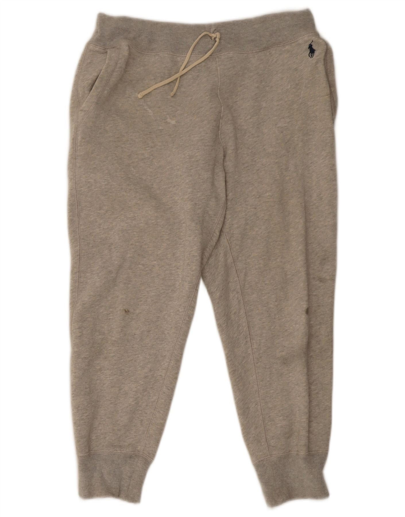 Polo Ralph Lauren Mens Tracksuit Trousers Joggers Medium Grey Flecked Size US 32 / EU 48 - 1 Thumbnail