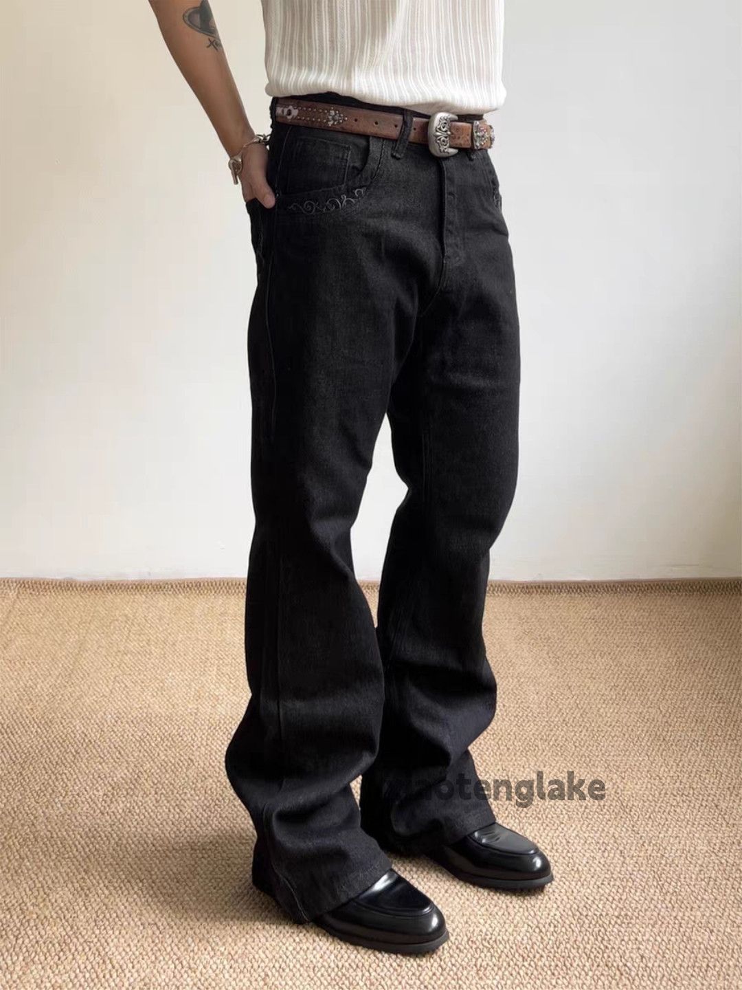 Jean xtl utility punk yuppie grunge festival bootcut jeans Size US 32 / EU 48 - 6 Thumbnail