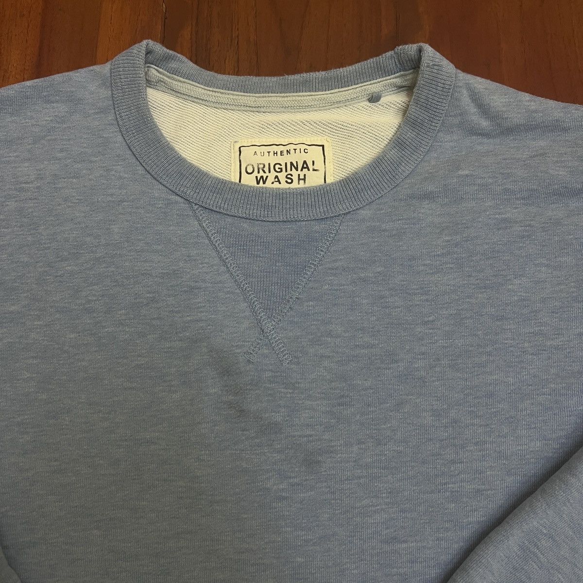 Uniqlo Uniqlo Blue Sweatshirt Vintage Size US M / EU 48-50 / 2 - 2 Thumbnail