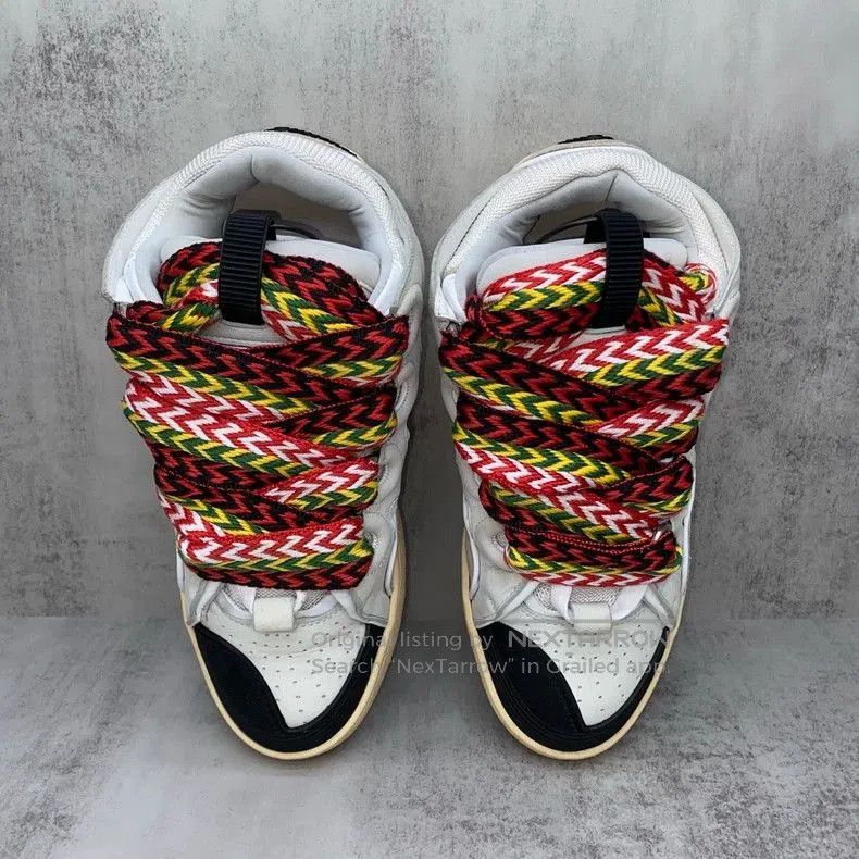 Lanvin Lavin Bread Shoes with Colorful Laces. Size US 8 / EU 41 - 6 Thumbnail