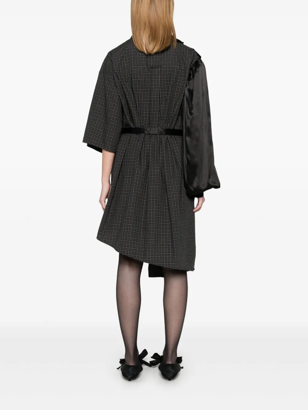 Balenciaga o1y0625 Shirt Dress in Multicolor Size M / US 6-8 / IT 42-44 - 4 Thumbnail