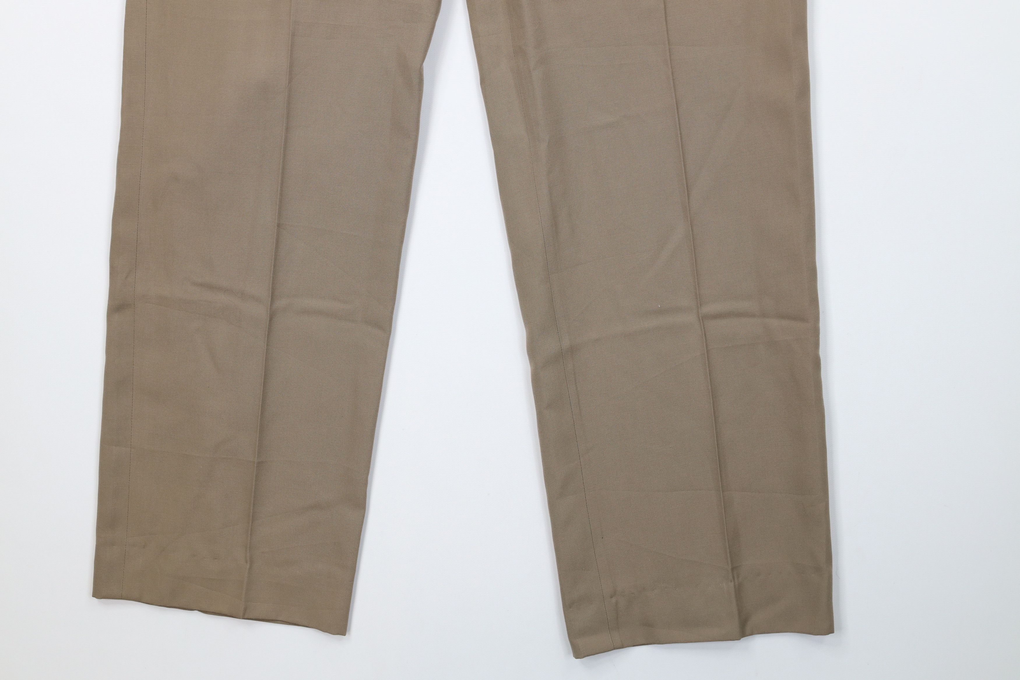 Vintage Vintage 50s 60s Streetwear Chino Pants Trousers Beige Size US 34 / EU 50 - 4 Thumbnail