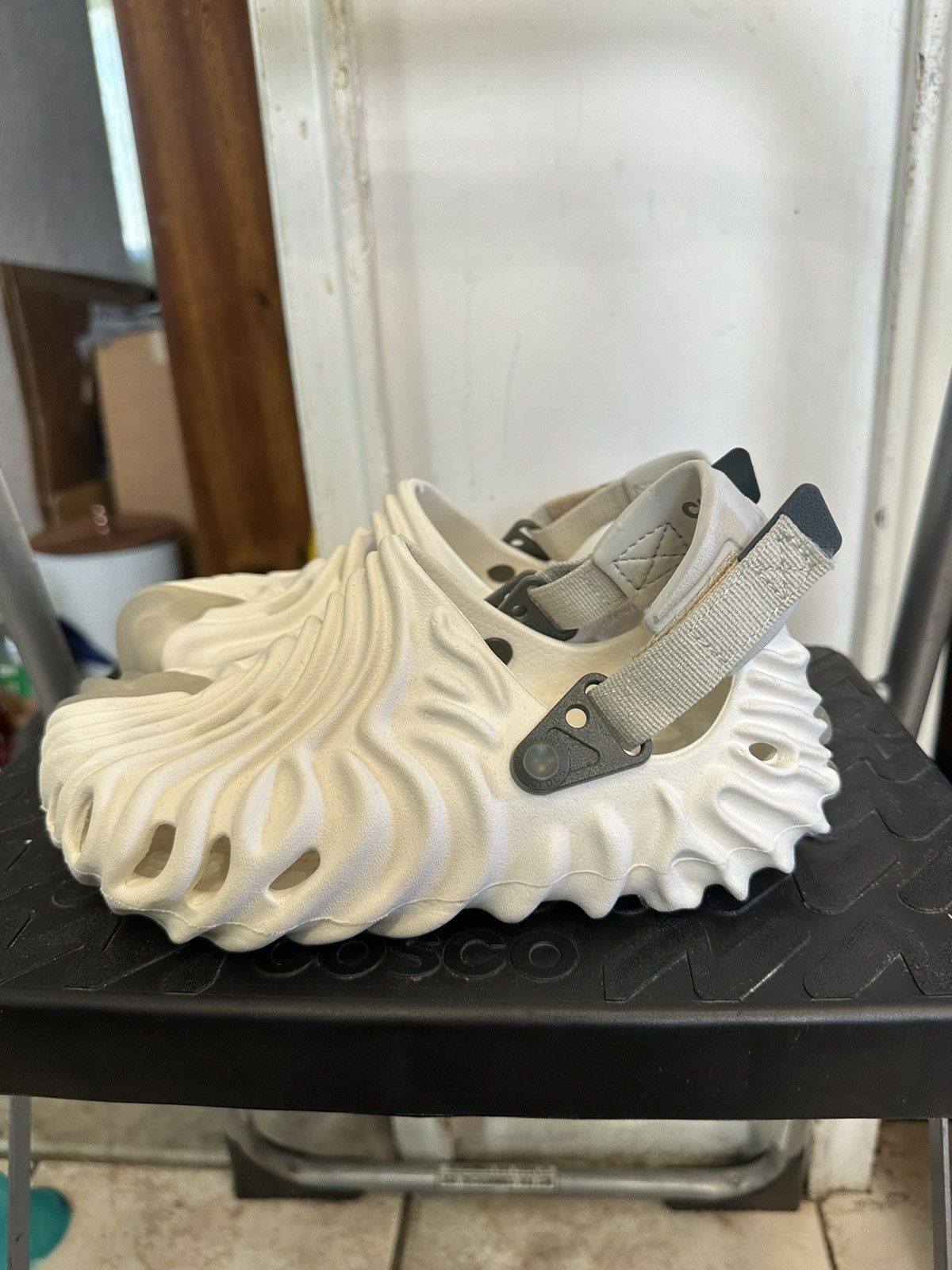 Crocs Pollex Clog by Salehe Bembury Spackle Almost White