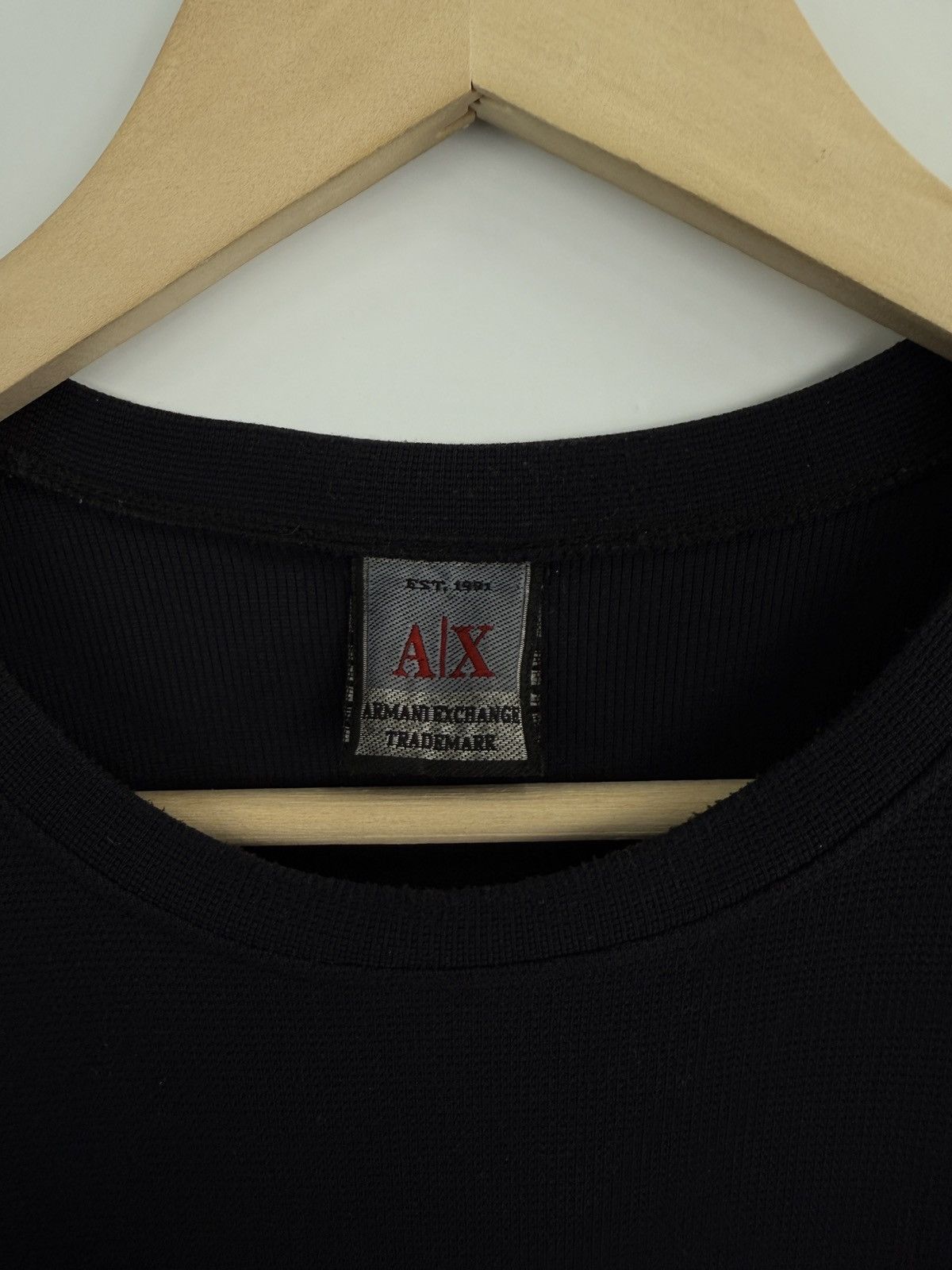 Armani 🇺🇸 Vintage 1991 Armani Exchange Rare T-Shirt Retro Hype Size US M / EU 48-50 / 2 - 6 Thumbnail