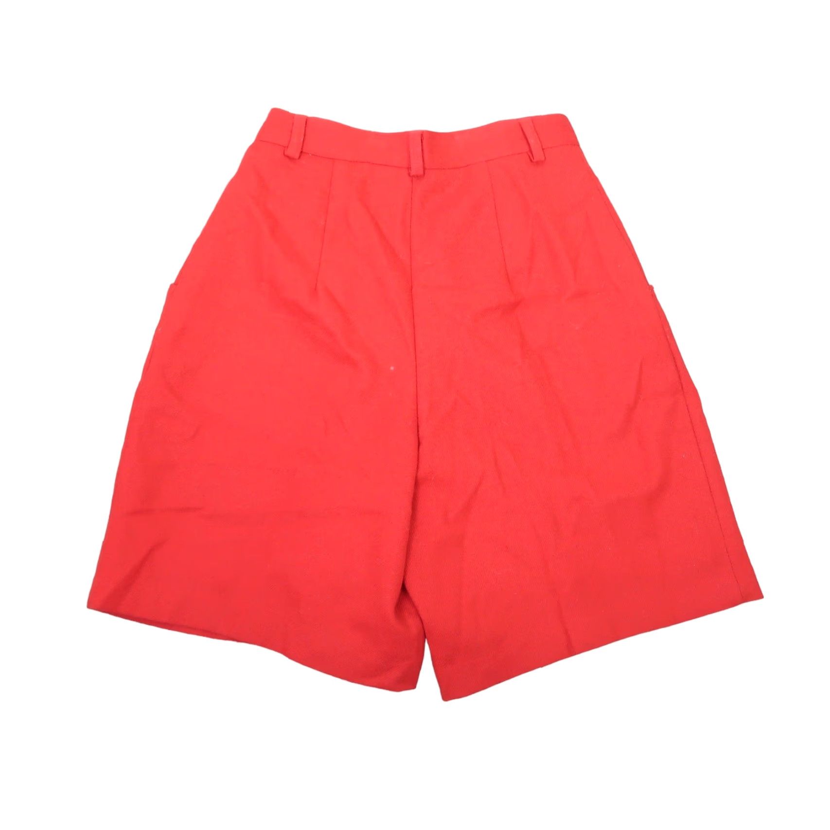 Vintage VINTAGE Savannah Red Wool High Rise Mid Length Trouser Shorts 8 Women 8 Inseam 8 Fall Winter 80s 90s Workwear Casual Party/Cocktail Size 30" / US 8 / IT 44 - 3 Thumbnail