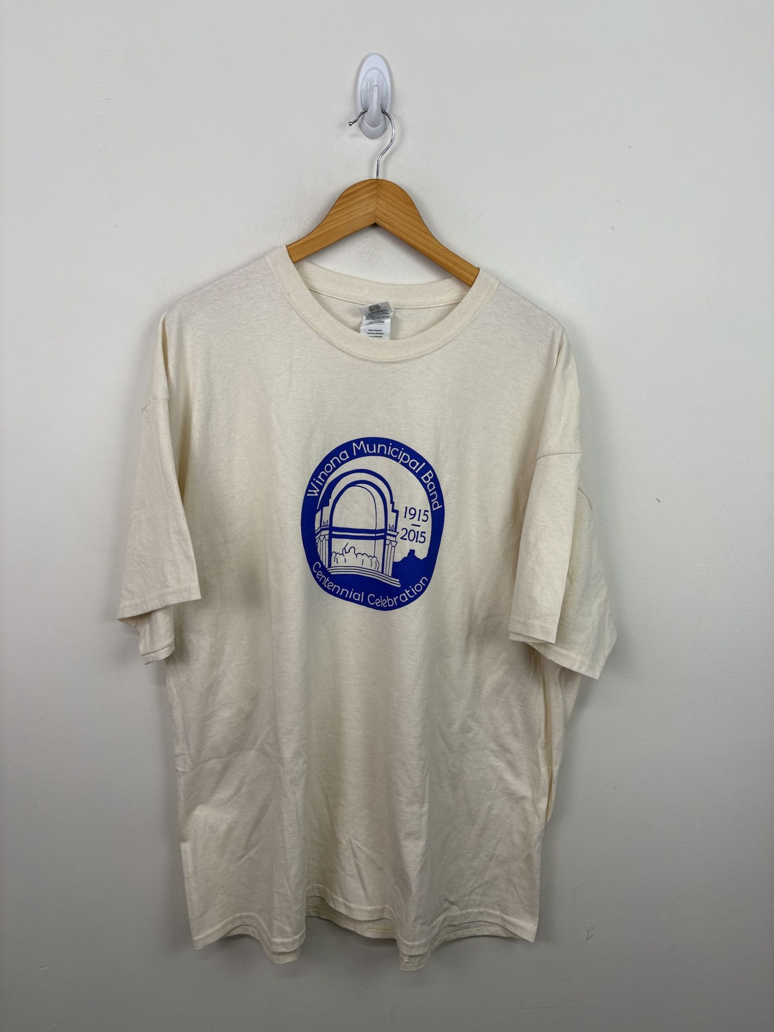 Vintage Y2K Winona Municipal Band Promo Tee Shirt Size US XXL / EU 58 / 5 - 1 Thumbnail