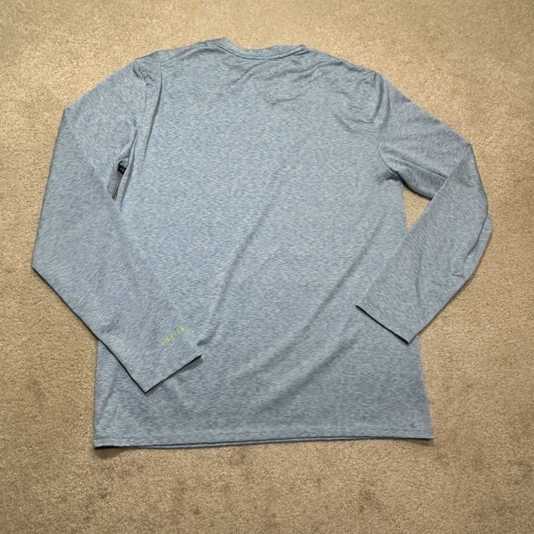 Vineyard Vines Vineyard Vines Performance T Shirt Mens XS Extra Small Blue Long Sleeve Shirt Mens XS Blue Long Sleeve Performance Shirt Size US XS / EU 42 / 0 - 3 Thumbnail