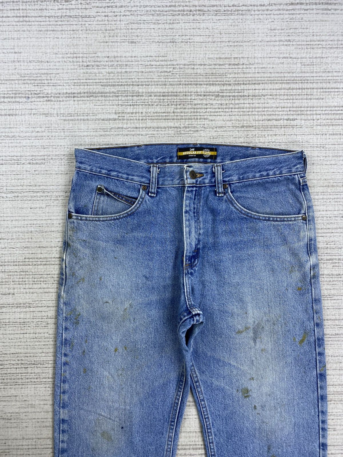 Lee × Vintage Vintage 90s Lee Distressed Denim Pants Size US 34 / EU 50 - 5 Thumbnail