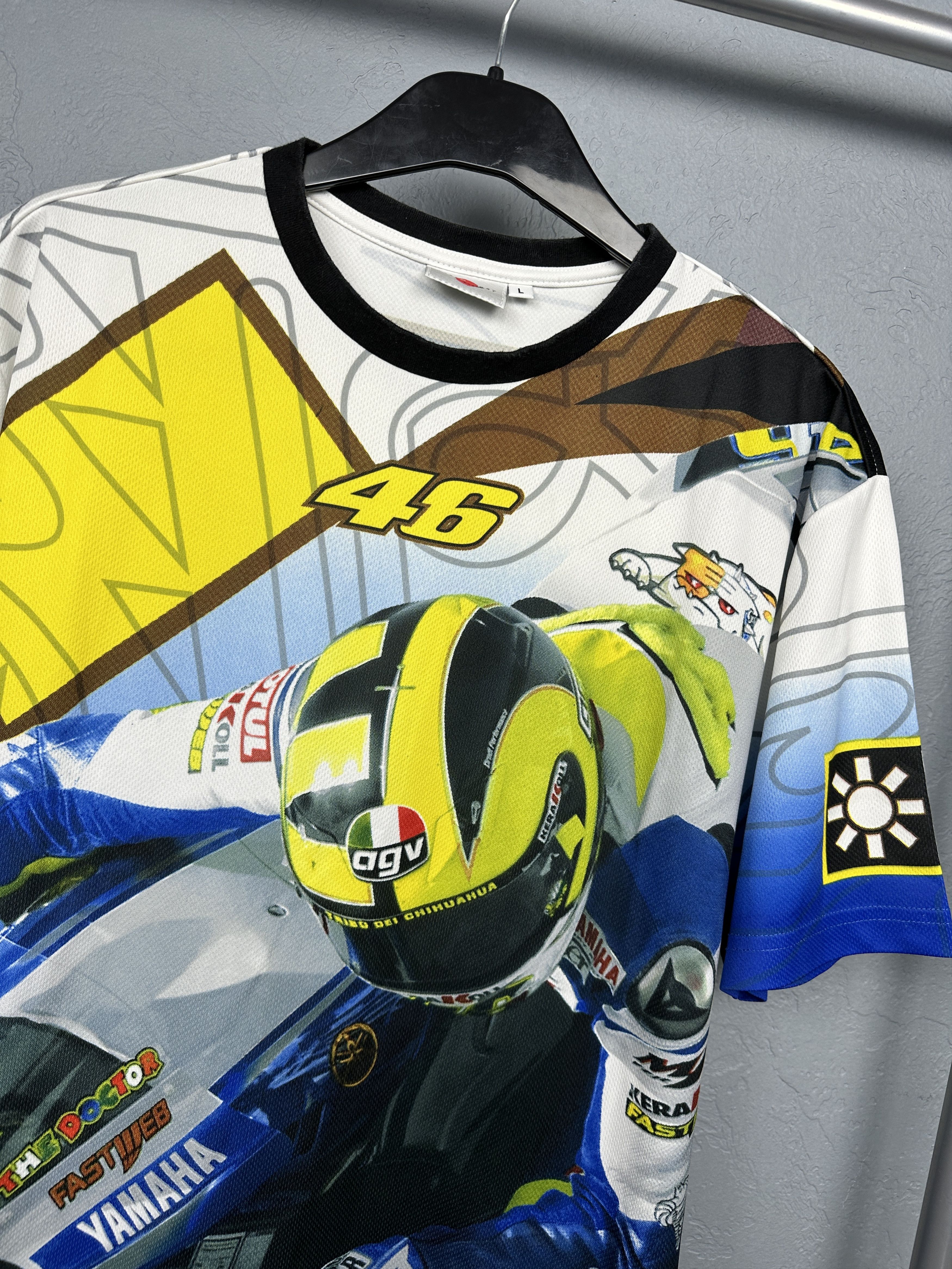 Yamaha Yamaha Racing Team 46 Mens T-Shirt Jersey Size US L / EU 52-54 / 3 - 2 Thumbnail