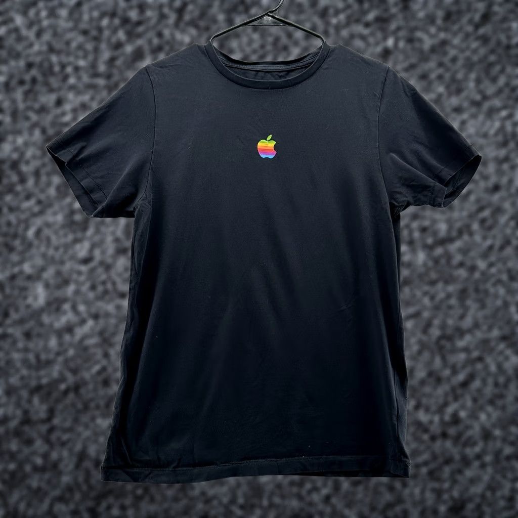 Apple VINTAGE Apple Shirt Mens Small Black Graphic Tee Short Sleeve Tech Size US S / EU 44-46 / 1 - 1 Thumbnail