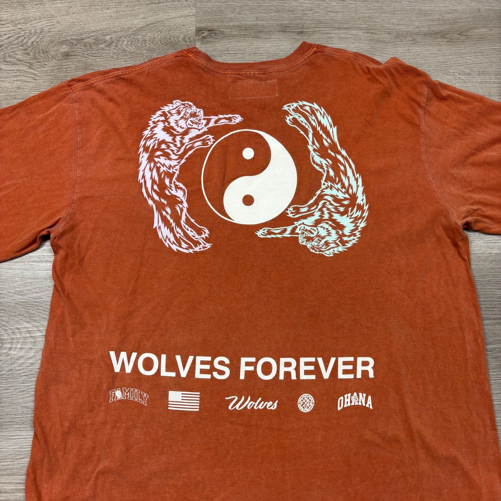 Darc Sport Darc Sport Wolves Forever Yin Yang Long Sleeve Shirt Mens XL Size US XL / EU 56 / 4 - 3 Thumbnail