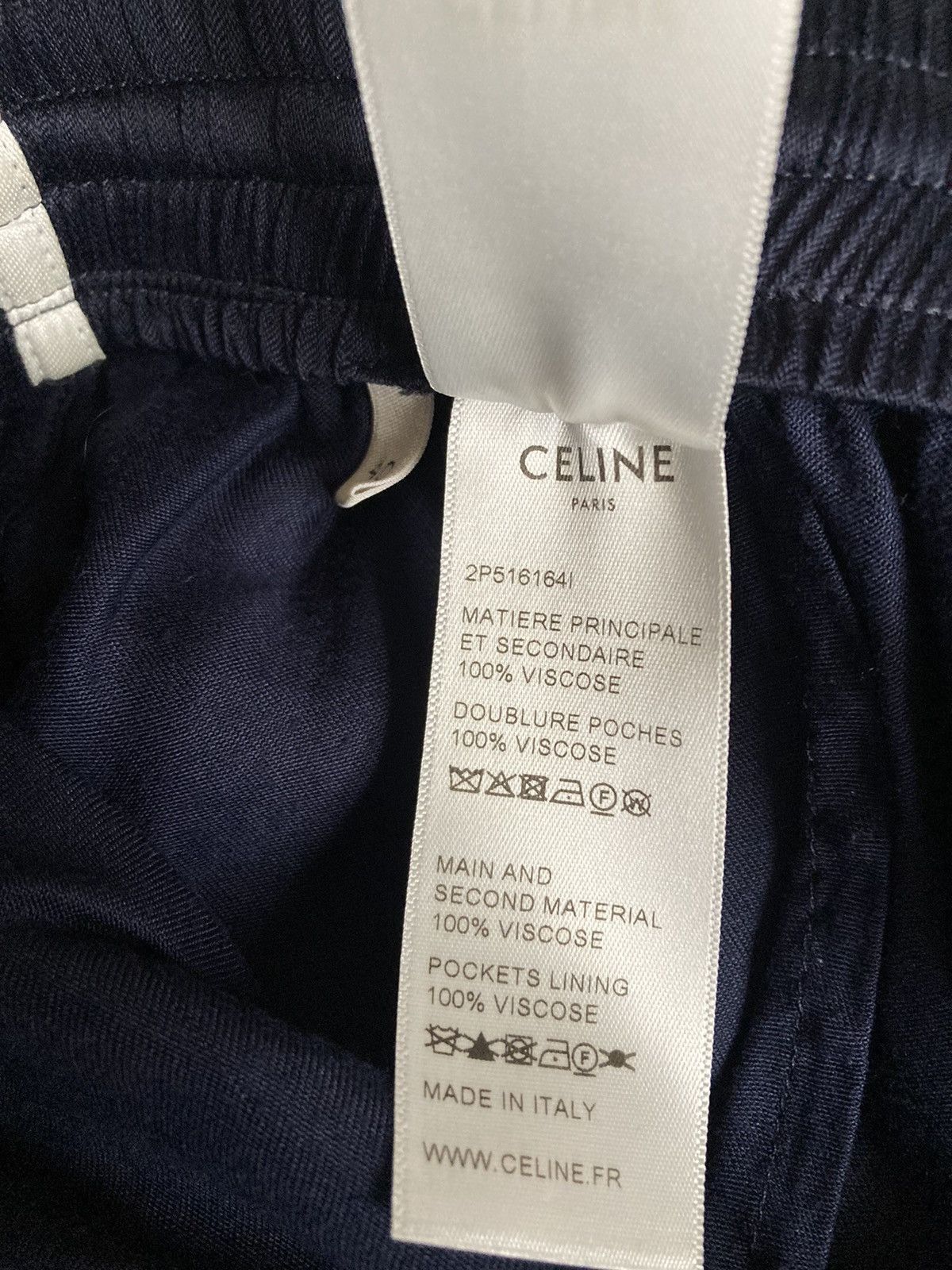 Celine × Hedi Slimane SS21 Celine Gym Running Shorts 2021 Athletic Viscose Hedi 90 Size US 30 / EU 46 - 8 Thumbnail