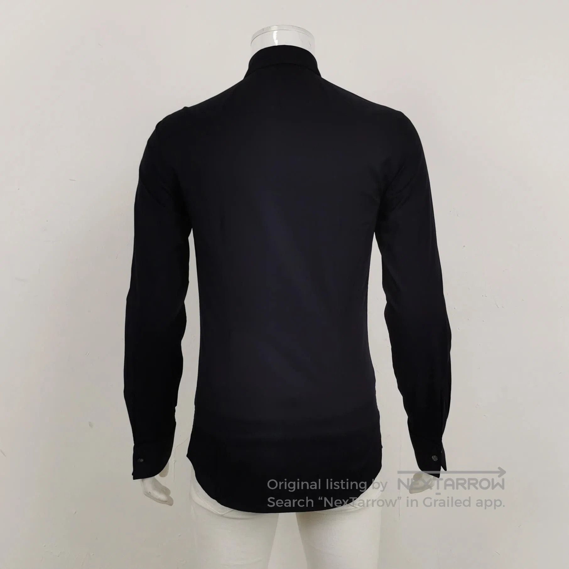 Versace Versace Solid Cotton Collar Shirt S/38. Size US S / EU 44-46 / 1 - 1 Thumbnail
