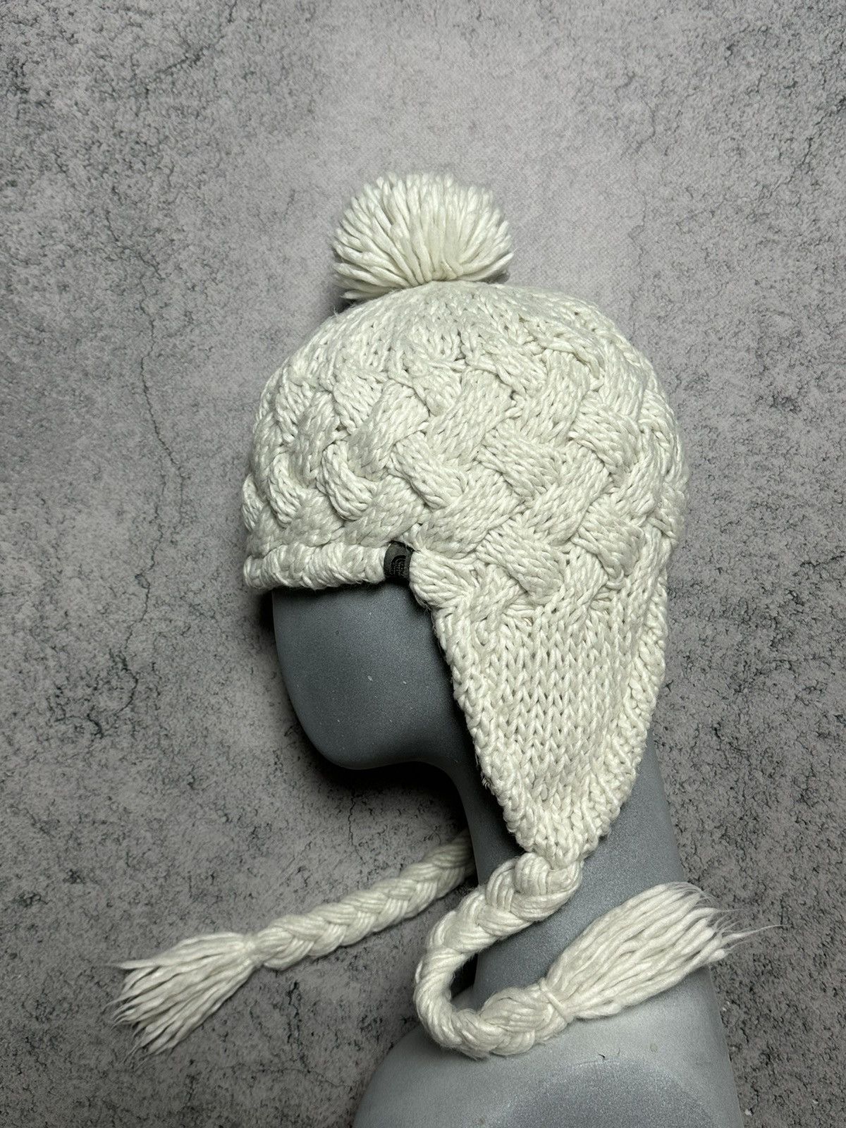 The North Face The North Face Earflap Knit Beanie Hat Ski Size ONE SIZE - 4 Thumbnail