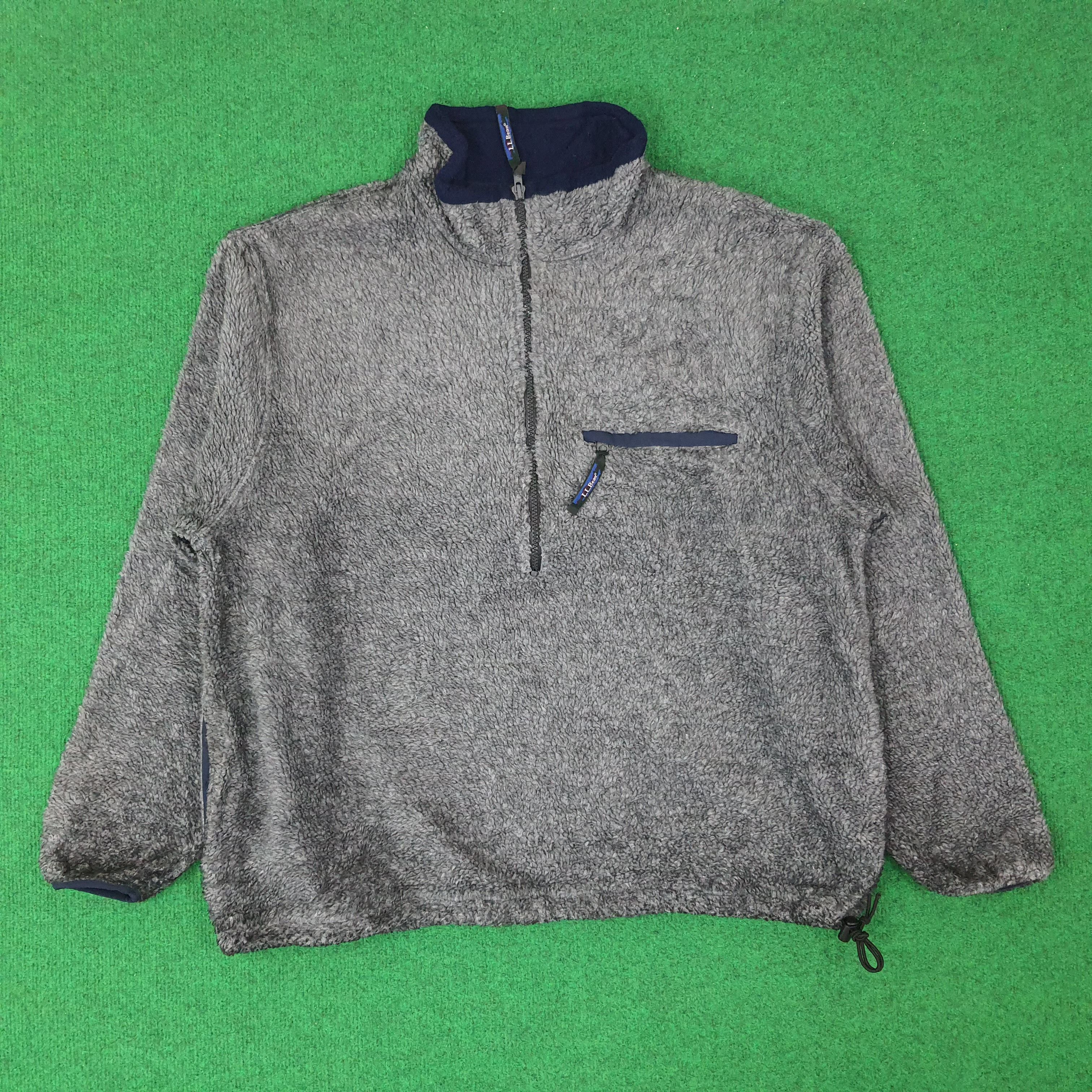 L.L. Bean Vintage L.L. Bean Outdoor Zipper Fleece Jacket C224N16 Size US XL / EU 56 / 4 - 1 Thumbnail