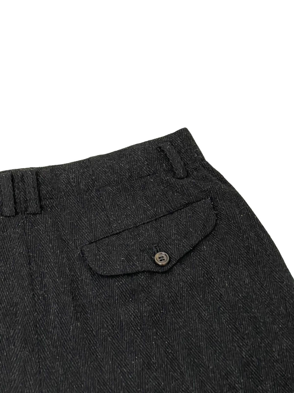 Comme des Garcons Vtg 90s CDGH Herringbones Wide Wool Trouser Tapered 6🟦5 Size US 29 - 20 Thumbnail