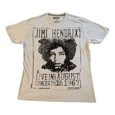 Jimi Hendrix Jimi Hendrix Live In August 1967 Concert T-Shirt Large Size US L / EU 52-54 / 3 - 1 Thumbnail