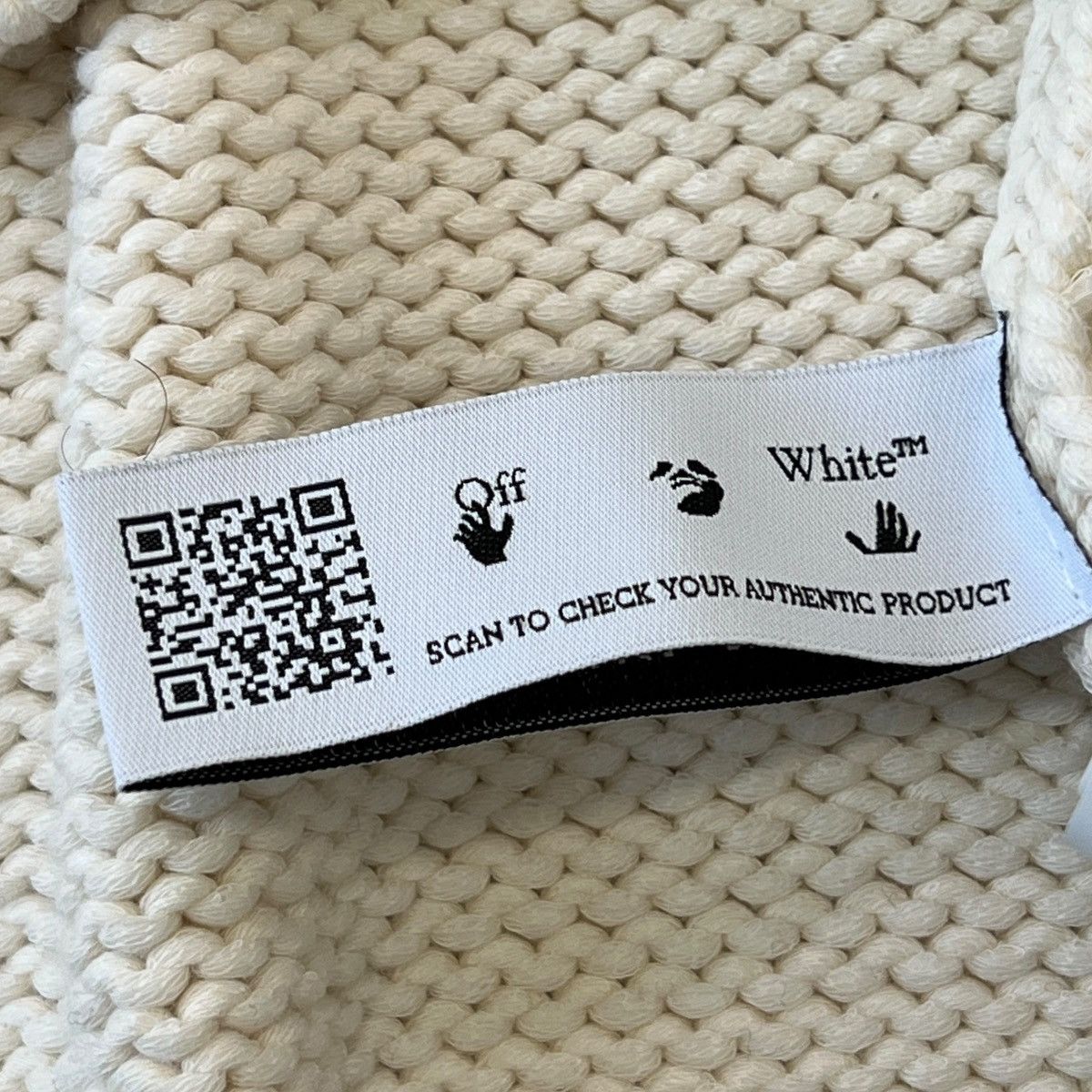 Off-White OFF-WHITE 2023SS OW Logo Low-Gauge Crewneck Knit Sweater Size US XXL / EU 58 / 5 - 10 Thumbnail