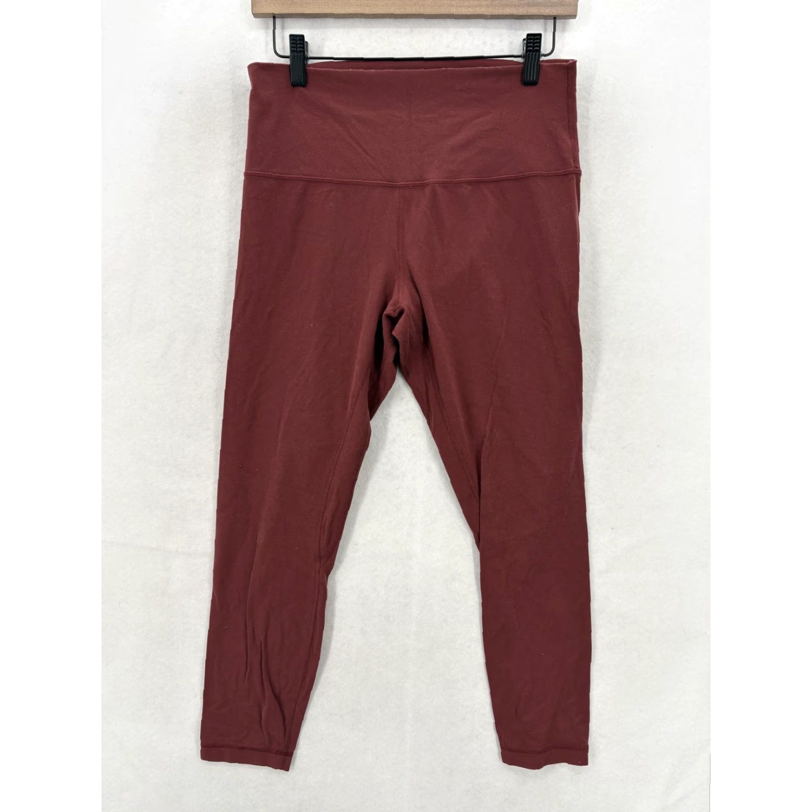 Lululemon Lululemon Align High-Rise Pants Leggings Womens 10 Mulled Wine Skinny Crop Gym Activewear Casual Red Size 32" / US 10 / IT 46 - 2 Thumbnail