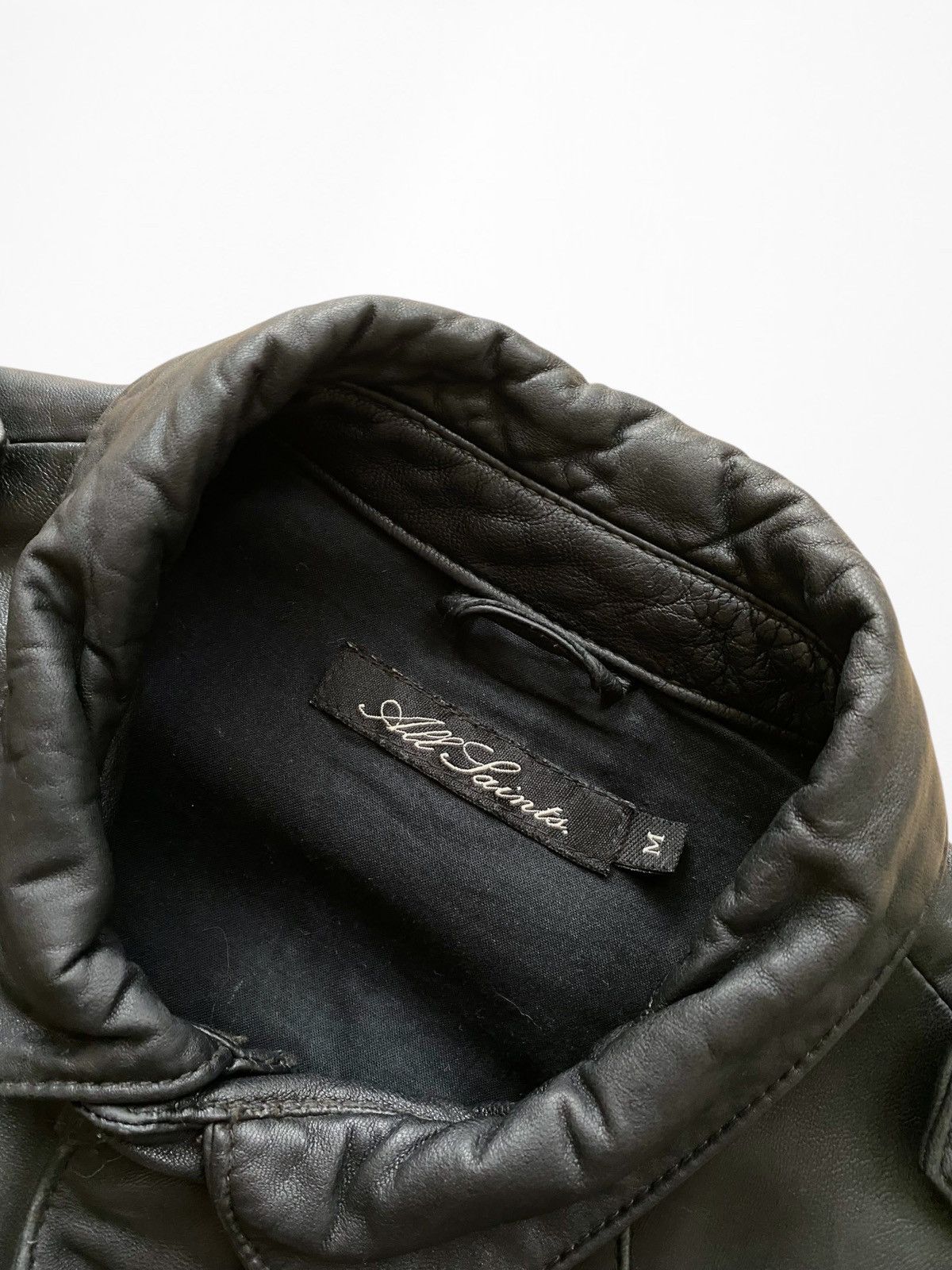 Allsaints Allsaints Stearn Leather Jacket AW2007 Size US M / EU 48-50 / 2 - 7 Thumbnail
