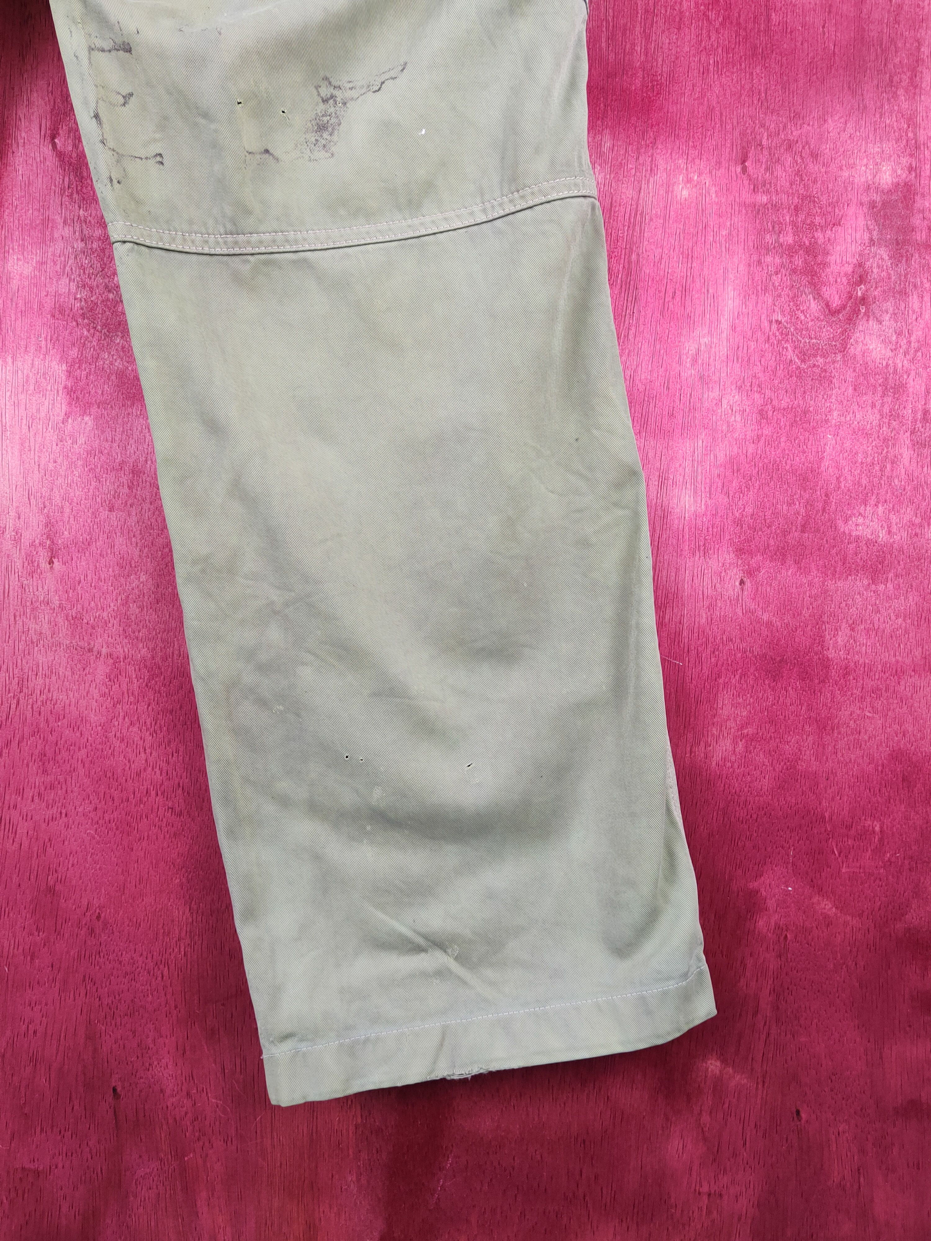 Japanese Brand Evenriver Green Faded Multipocket Cargo Pants #S2121 Size US 34 / EU 50 - 11 Thumbnail