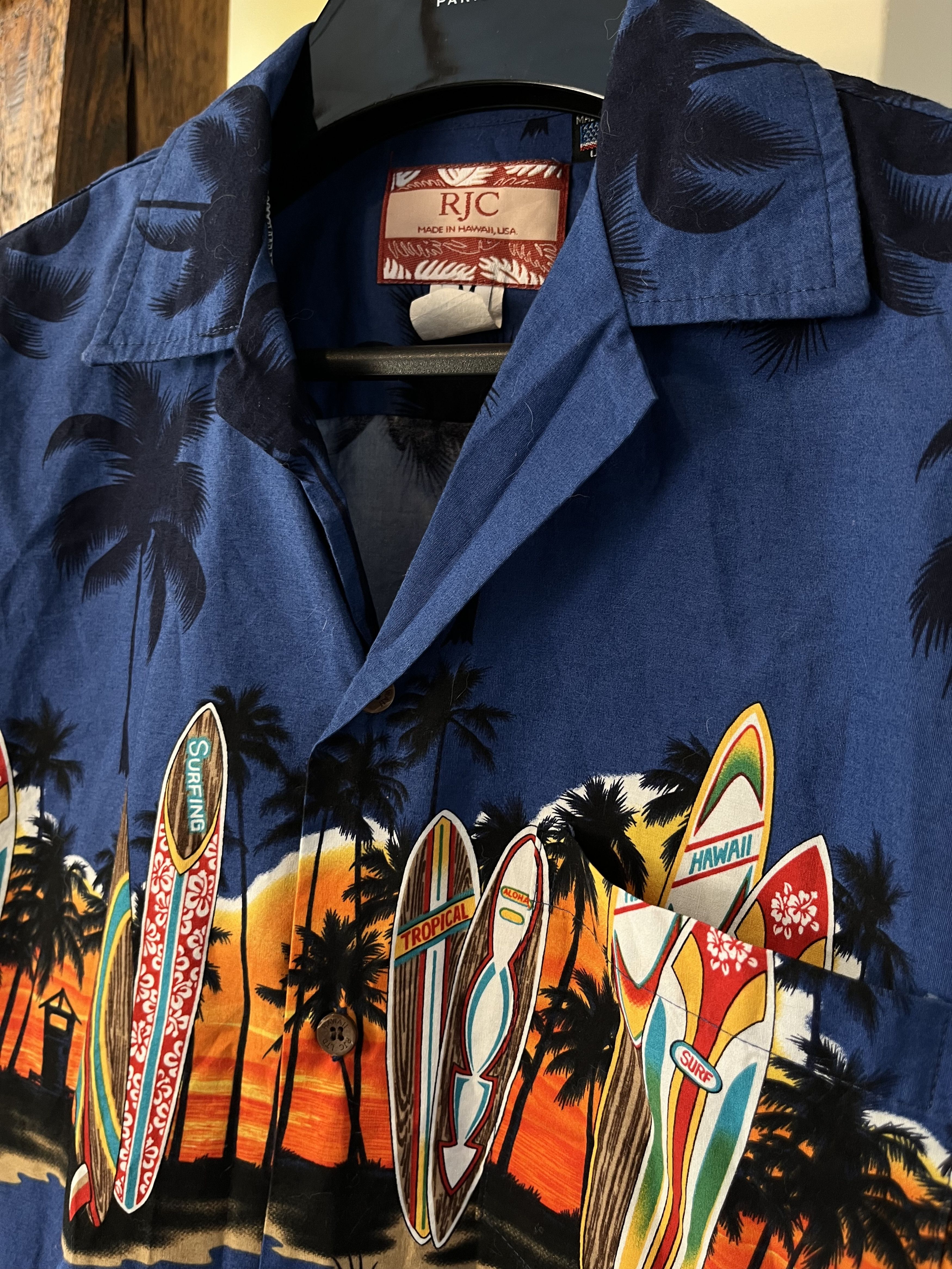 Other Vintage 90s RJC Made in Hawaiian Shirt Summer Cuban Size US M / EU 48-50 / 2 - 6 Thumbnail