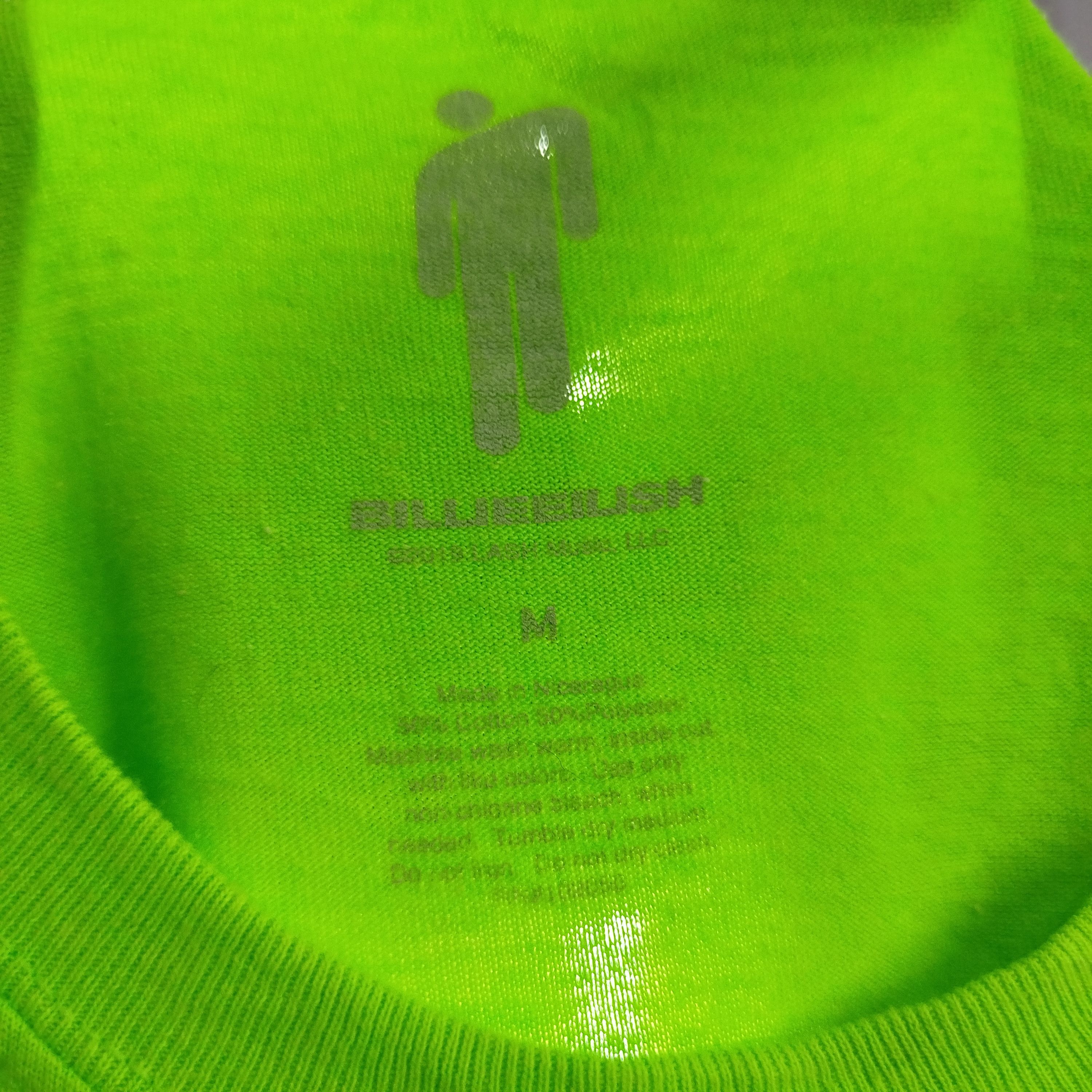 Band Tees × Billie Eilish Billie Eilish Neon Colour Size US M / EU 48-50 / 2 - 8 Thumbnail