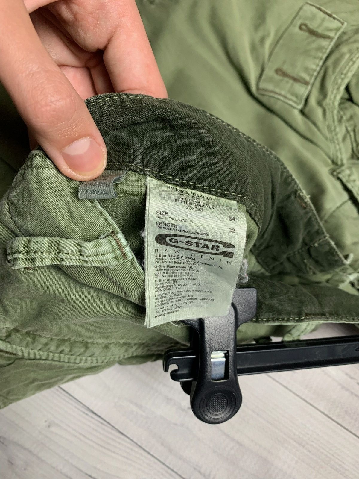 G-Star × Vintage Vintage G-Star cargo pants drill rare khaki rare 34/32 Size US 34 / EU 50 - 4 Thumbnail