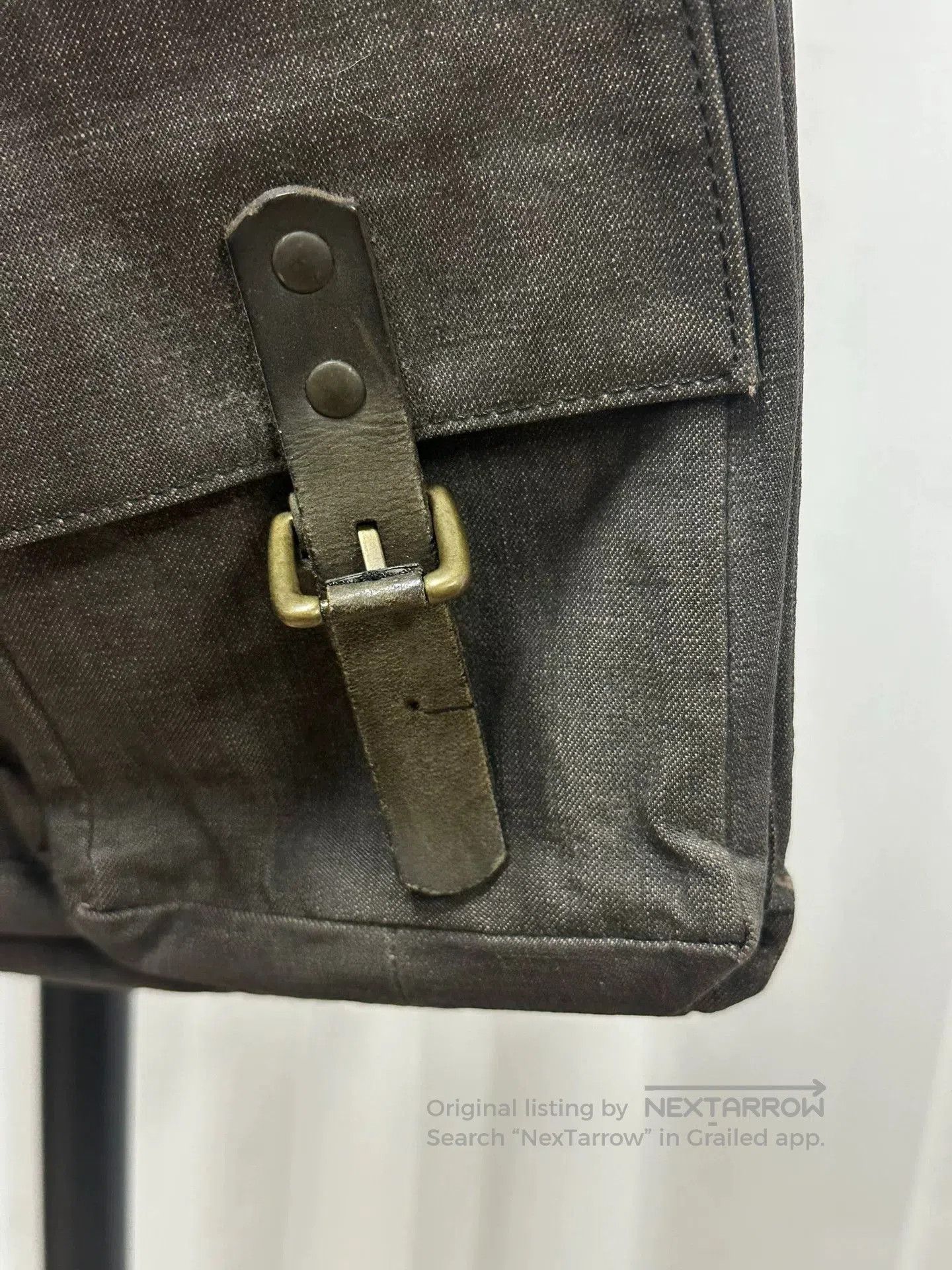 Dries Van Noten Dries Van Noten Messenger Bag in Dark Gray. Size ONE SIZE - 3 Thumbnail