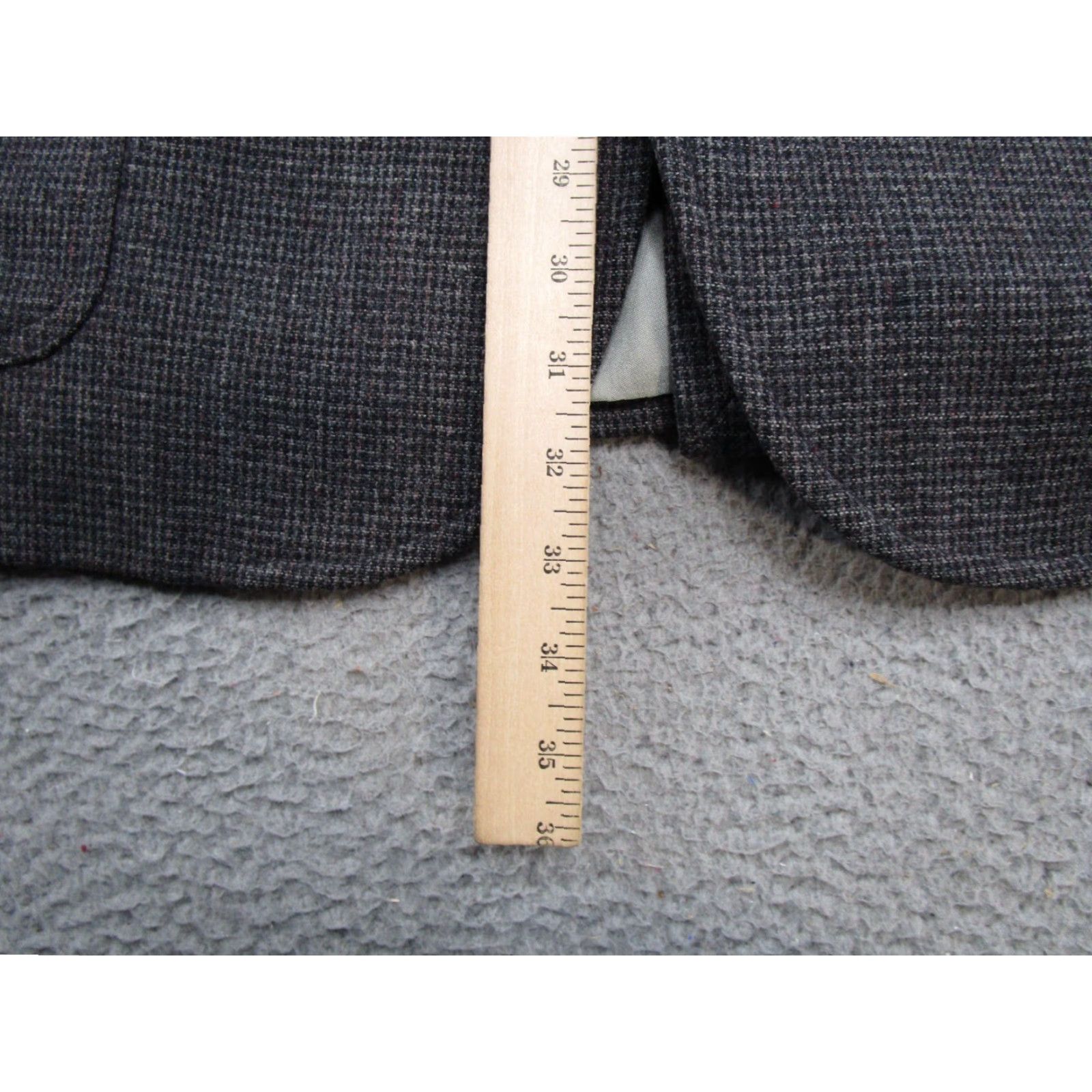 Pendleton Vintage Pendleton Blazer Men's Tweed Wool Elbow Patches 2 Button Size 46 Coat Size 46R - 6 Thumbnail