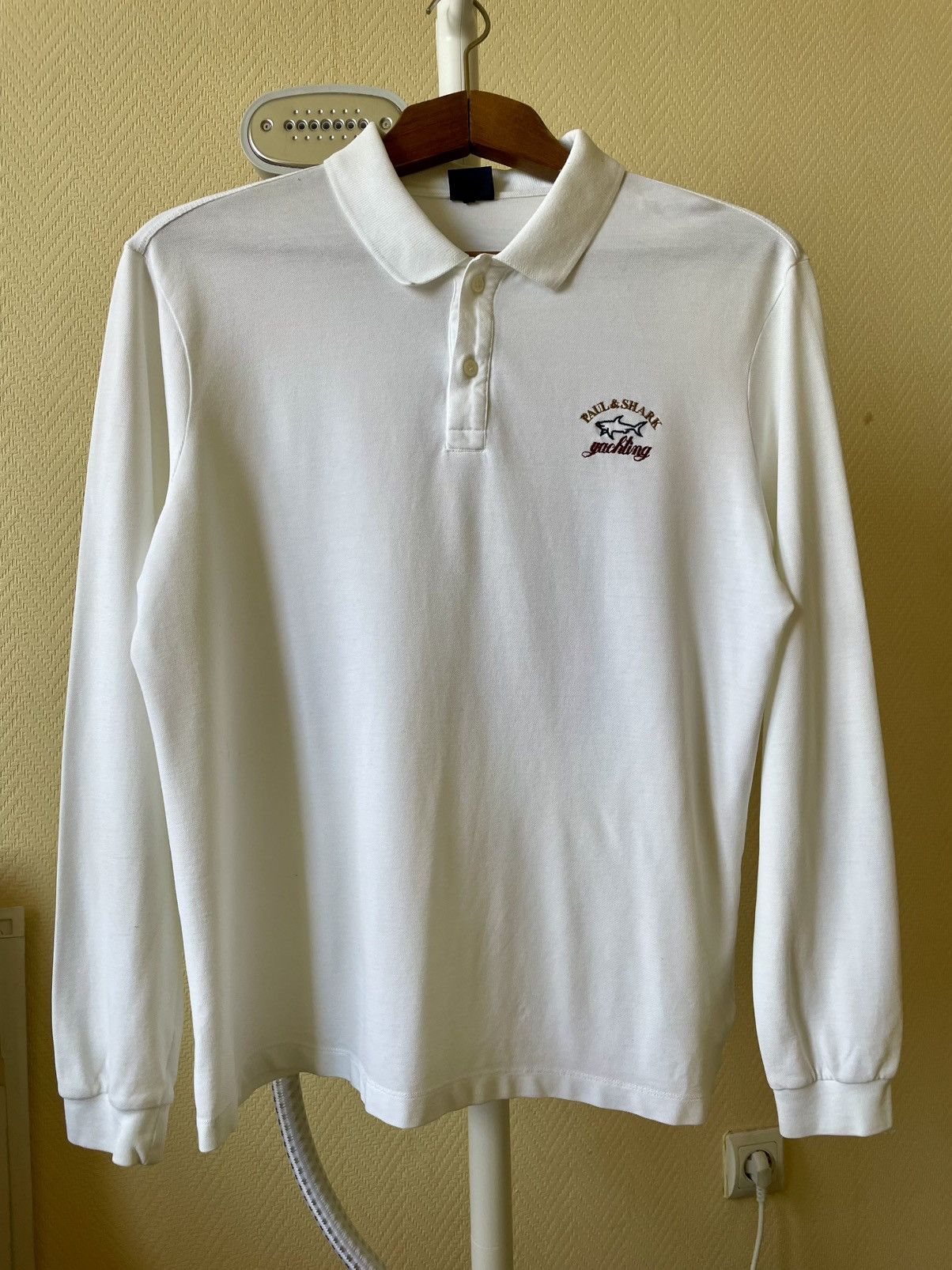 Paul & Shark Paul Shark Luxury White Long Sleeves Tshirt size L Size US L / EU 52-54 / 3 - 4 Thumbnail