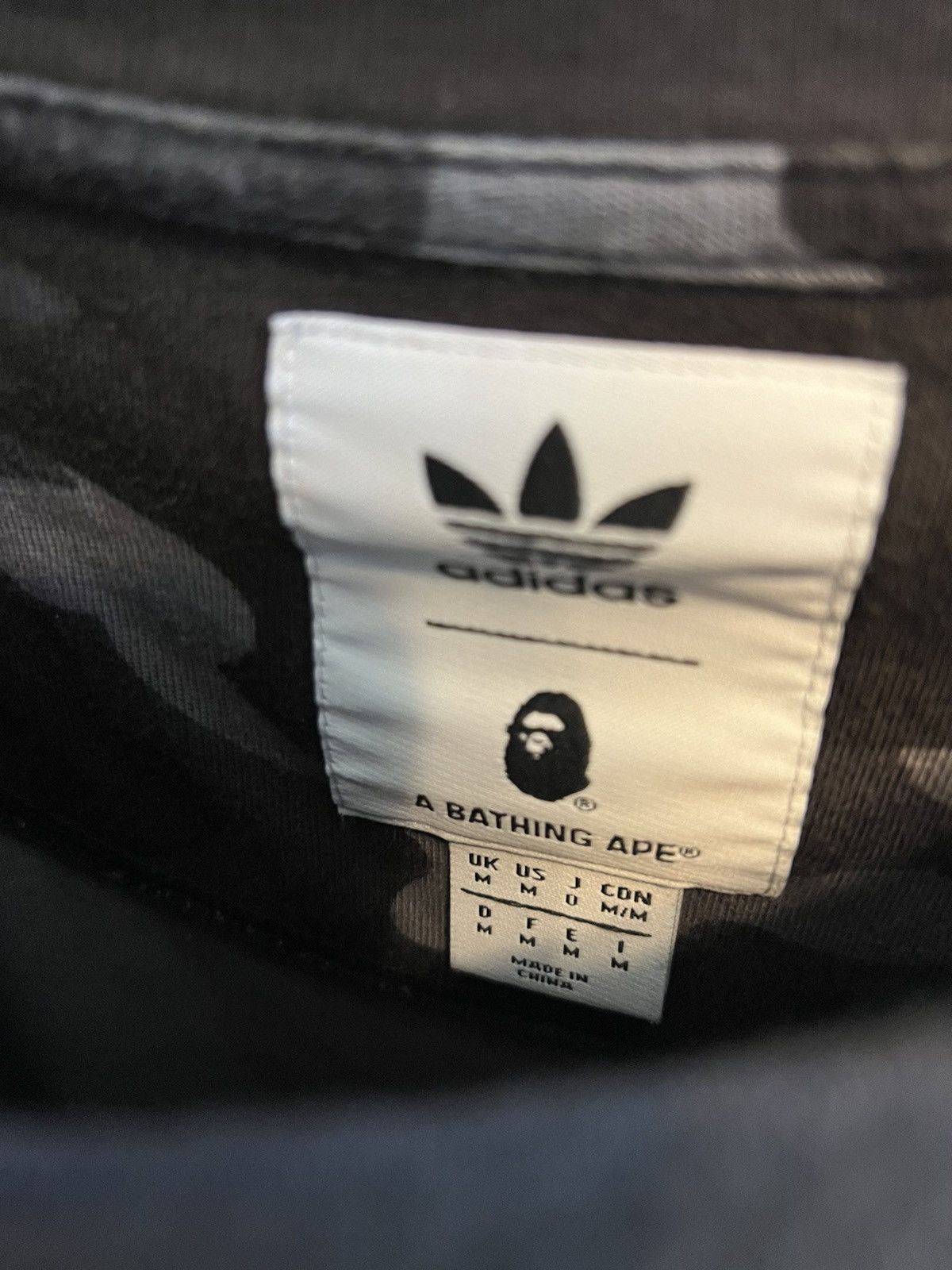Adidas × Bape Bape x Adidas Adicolor tee black camo medium Size US M / EU 48-50 / 2 - 6 Thumbnail
