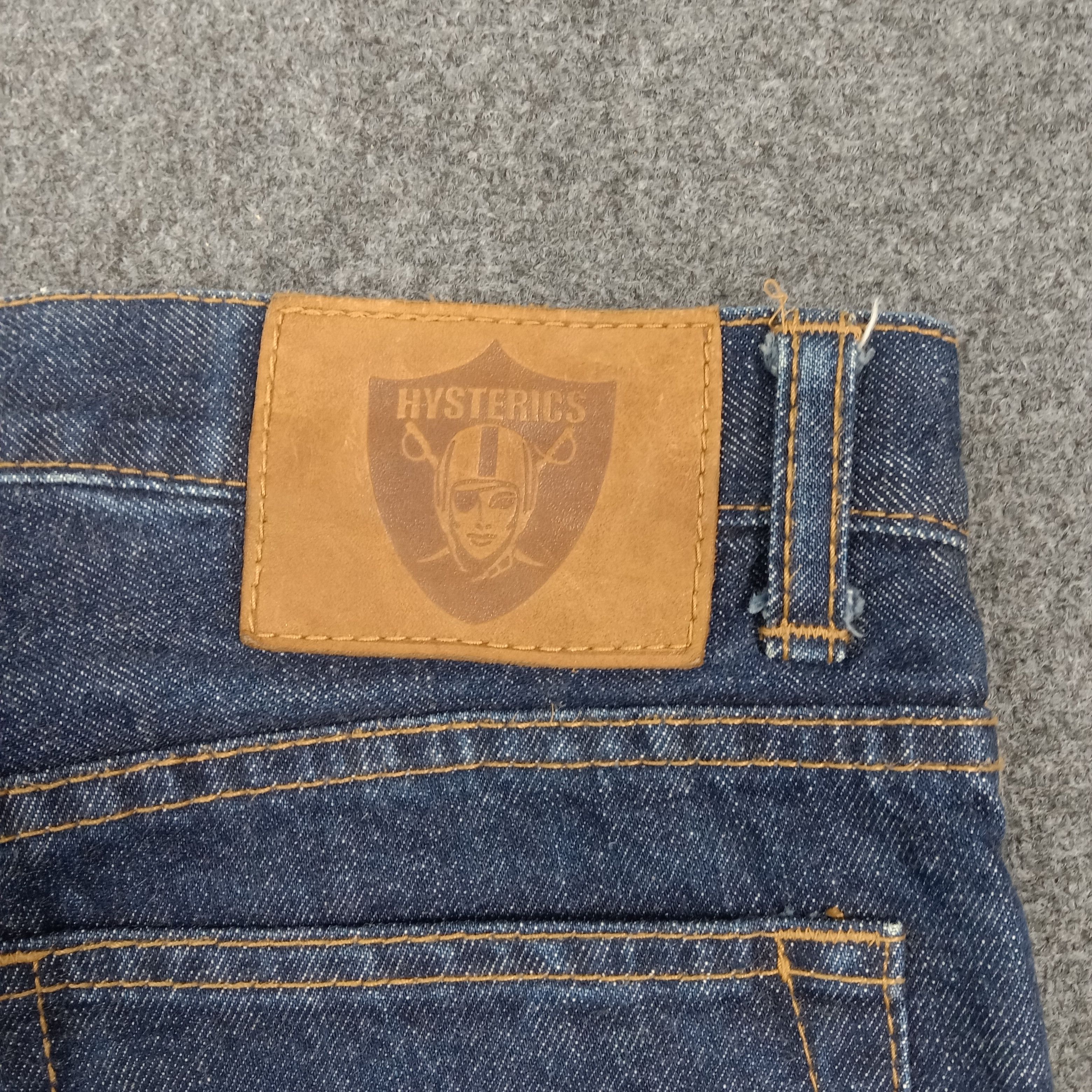 Hysteric Glamour Hysterics Raiders Japan Custom Logo Jeans C272N3 Size US 30 / EU 46 - 7 Thumbnail