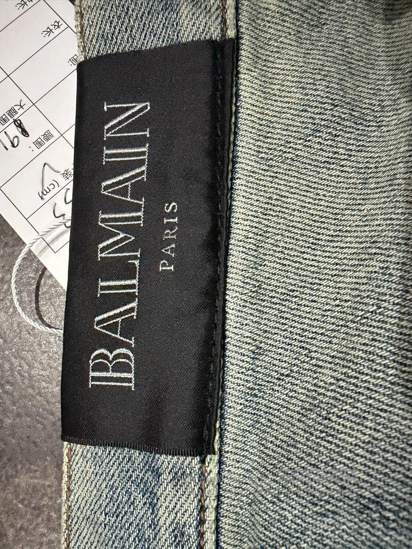 Balmain Balmain Blue Distressed Men's Jeans 33. Size US 33 - 5 Thumbnail